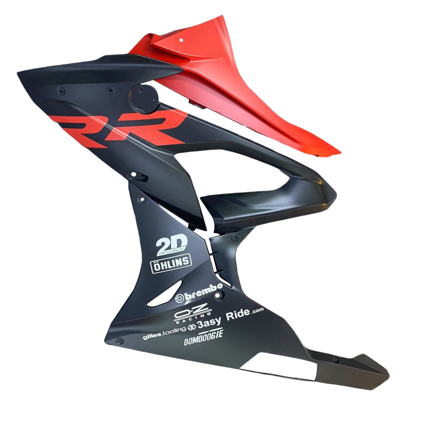 Amotopart BMW S1000RR 2015-2016 Red & Black Style 7 Fairing Kit