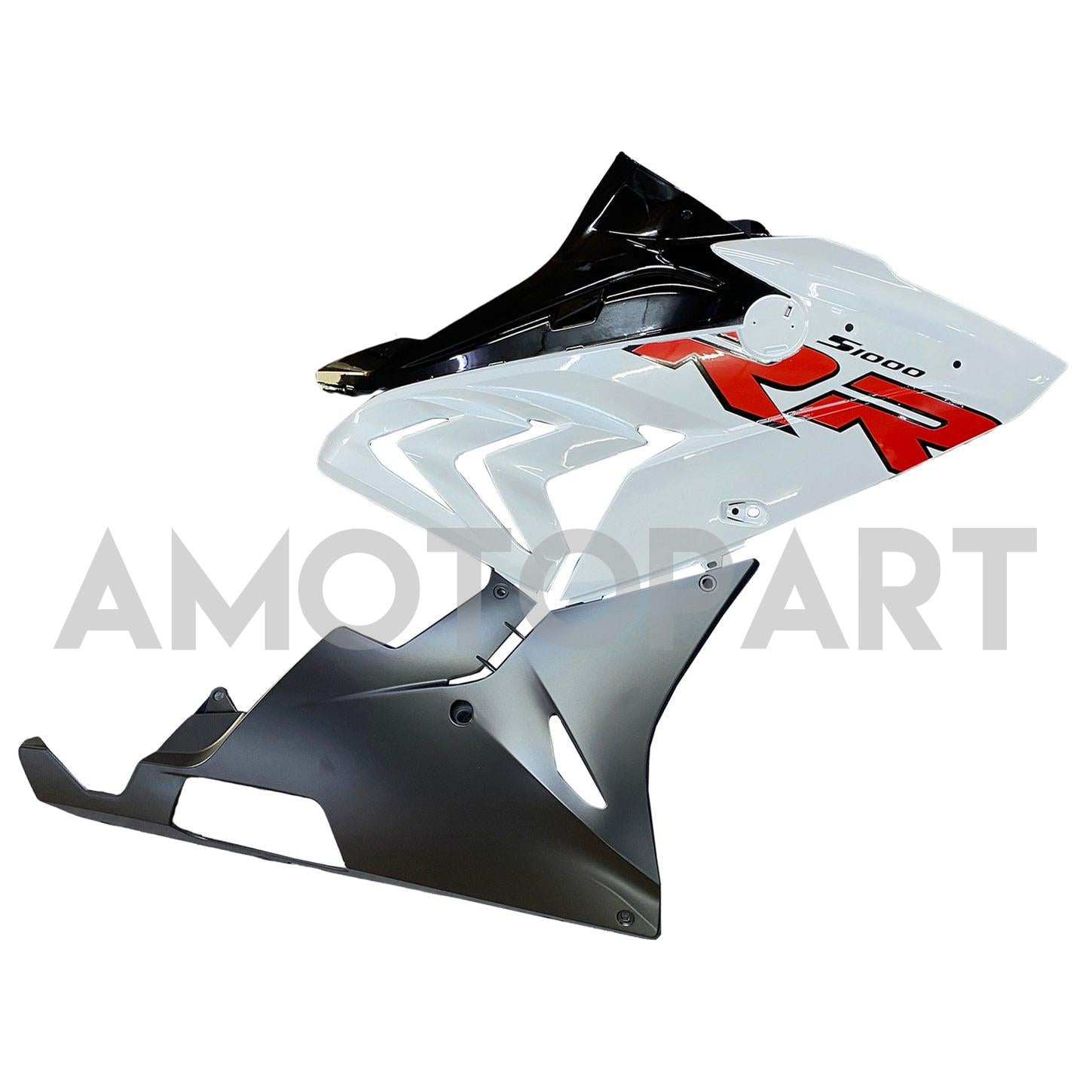 Amotopart BMW S1000RR 2015-2016 Rot&Weißes Verkleidungsset