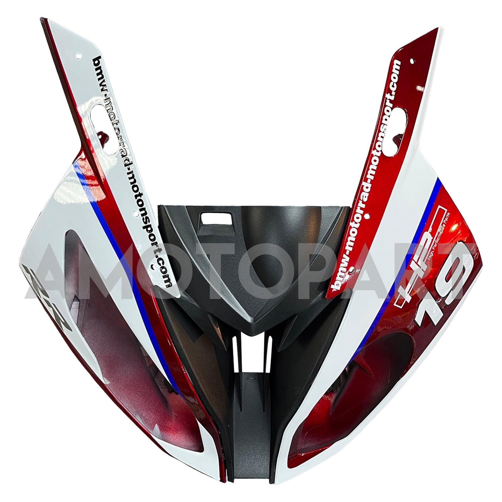 Amotopart BMW S1000RR 2015-2016 Bleu&Kit de carénage rouge Style5