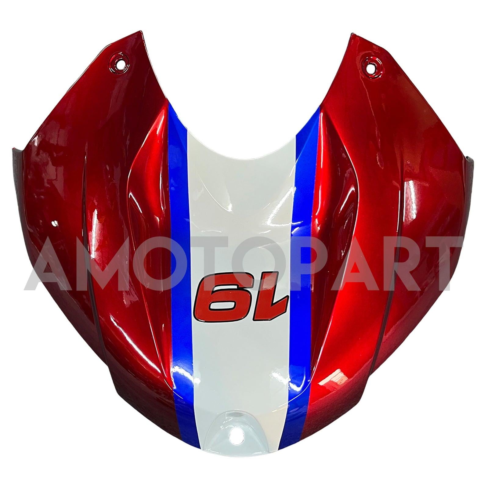 Amotopart BMW S1000RR 2015-2016 Bleu&Kit de carénage rouge Style5