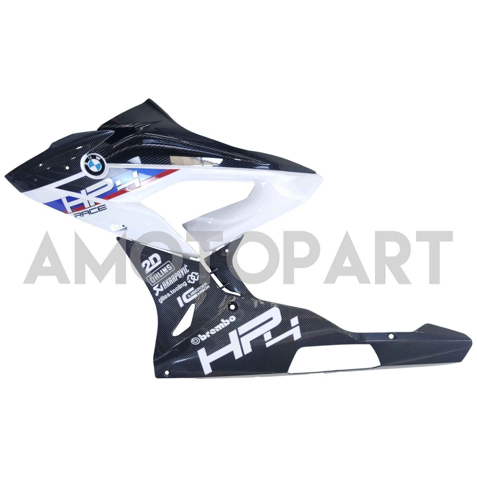 Amotopart BMW S1000RR 2015-2016 Carbon Fiber Black Fairing Kit