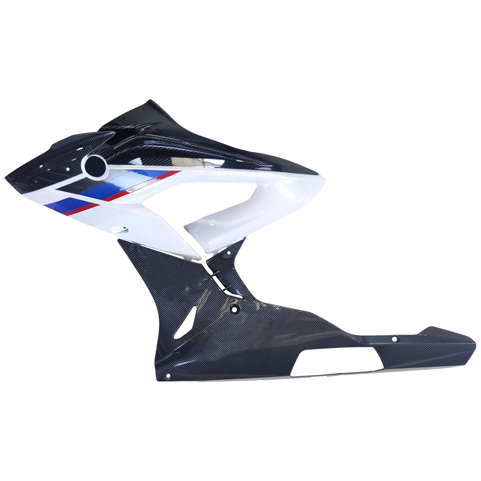 Amotopart Verkleidungsset für BMW S1000RR 2015–2016, Kohlefaser, Schwarz