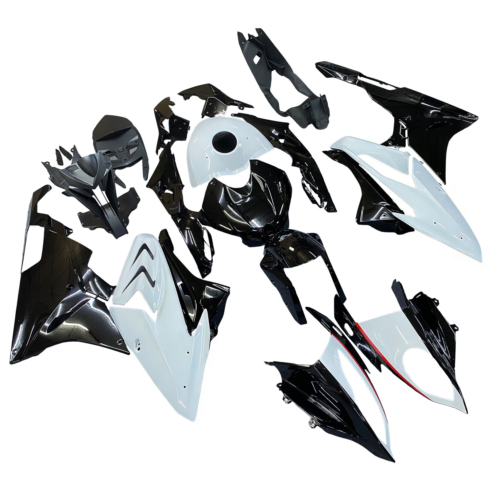 Amotopart BMW S1000RR 2015-2016 White Style4 Fairing Kit