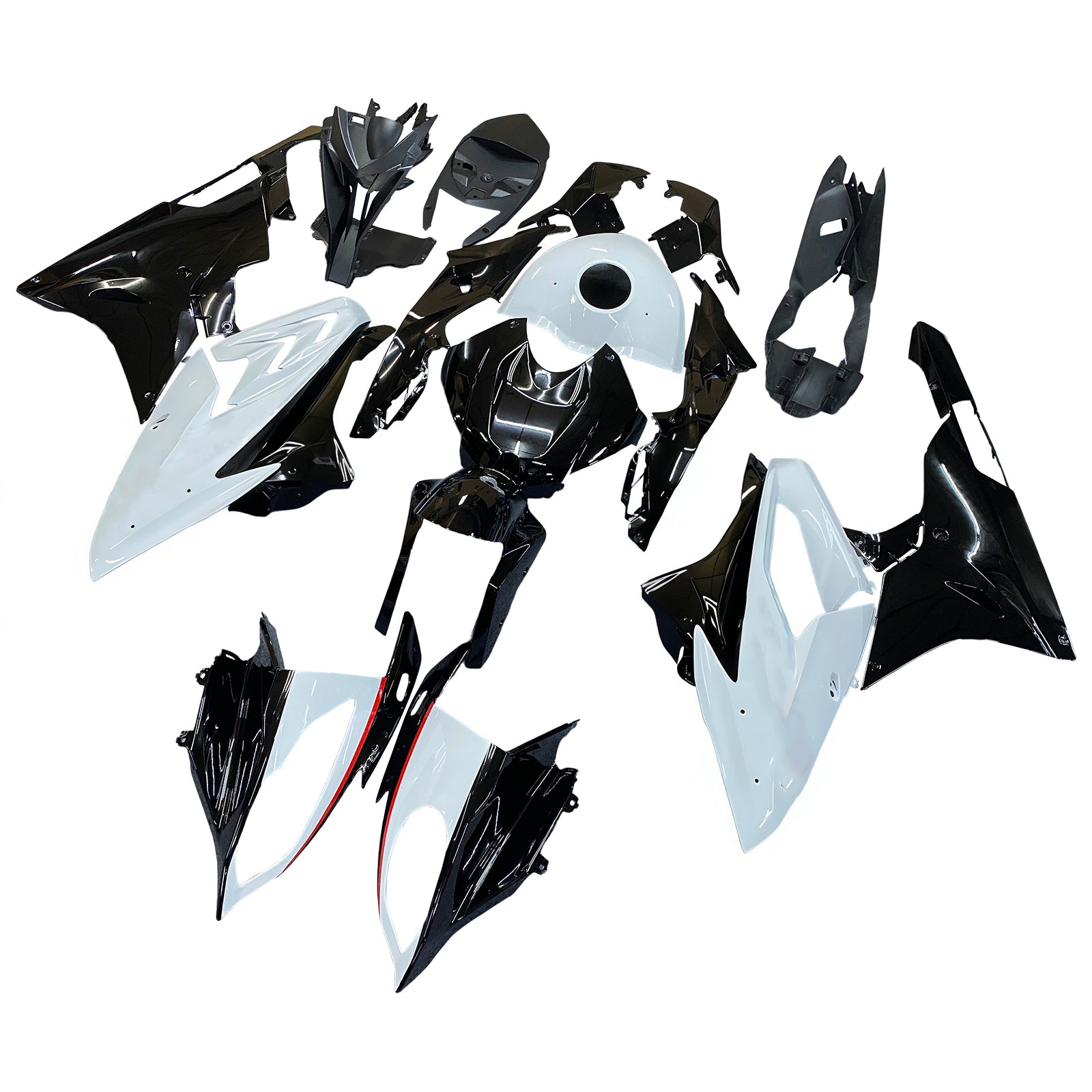 Amotopart BMW S1000RR 2015-2016 White Style4 Fairing Kit