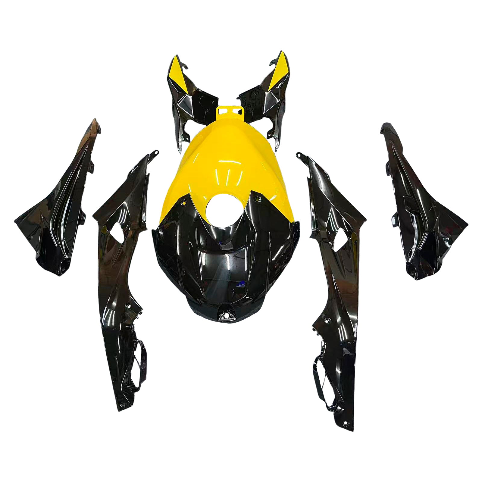 Amotopart BMW S1000RR 2015-2016 Yellow&Black Fairing Kit