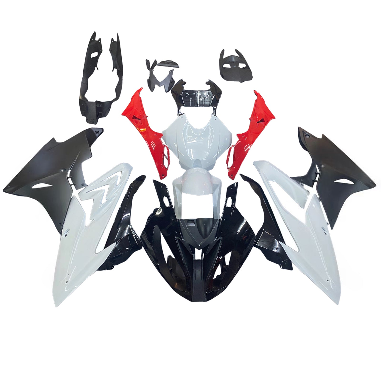 Amotopart BMW S1000RR 2015-2016 Red&Black Style9 Fairing Kit