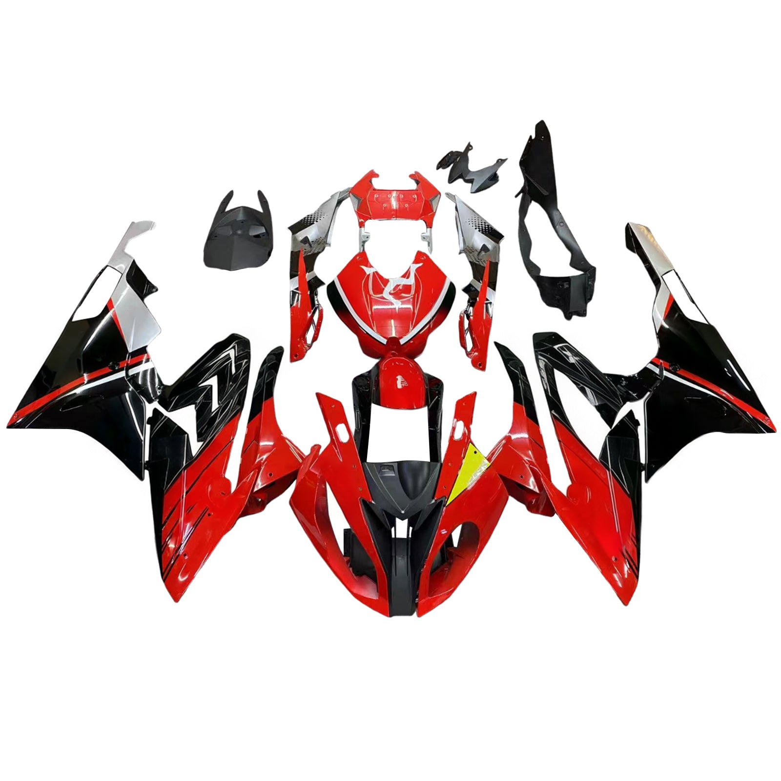 Amotopart BMW S1000RR 2015-2016 Red&Black Style1 Fairing Kit