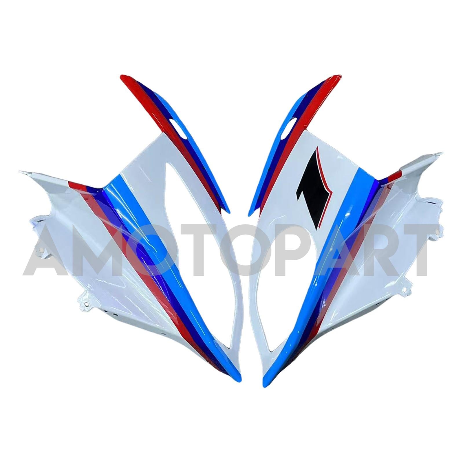 Amotopart BMW S1000RR 2015-2016 Kit de carenado azul y negro