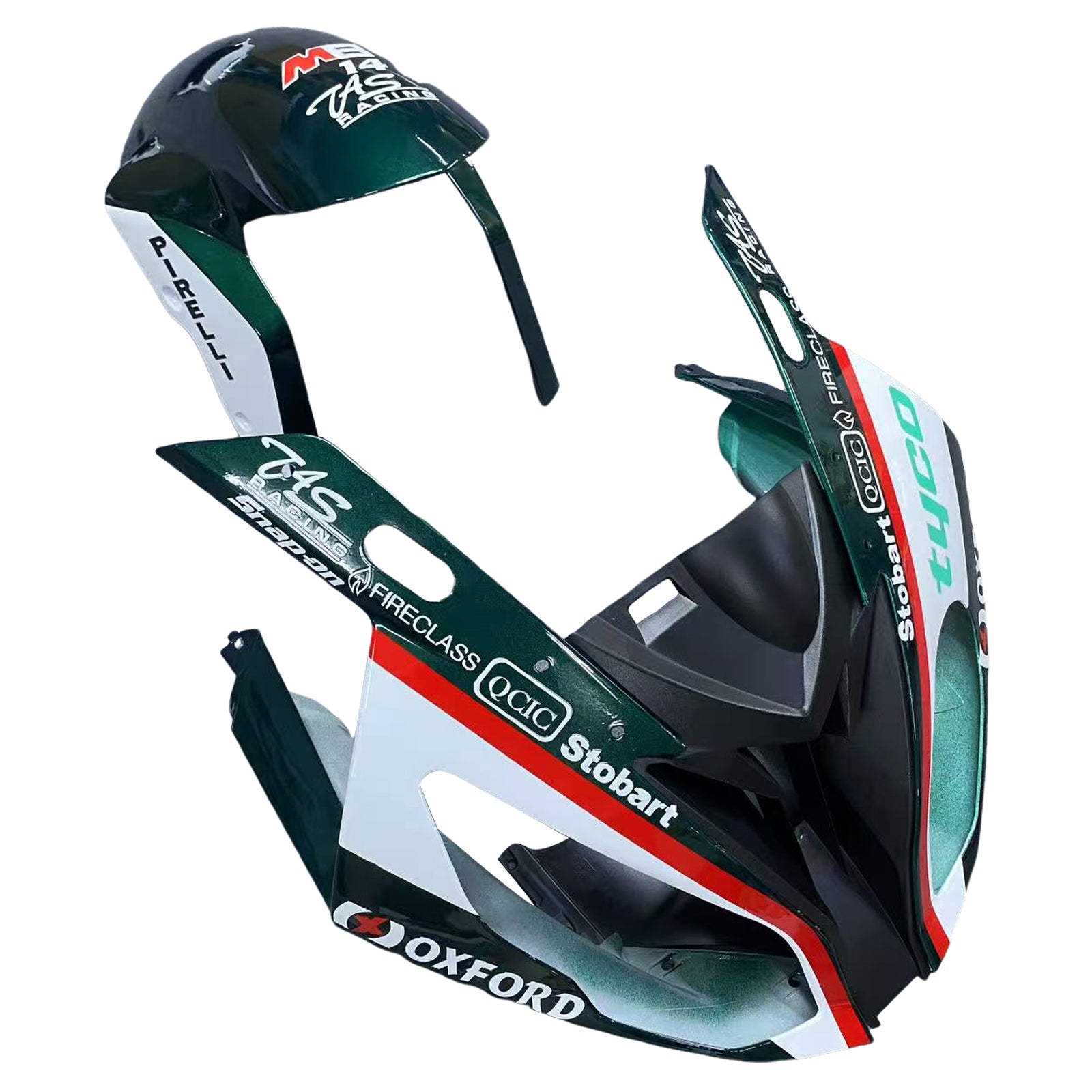 Amotopart BMW S1000RR 2015-2016 Green&White Fairing Kit