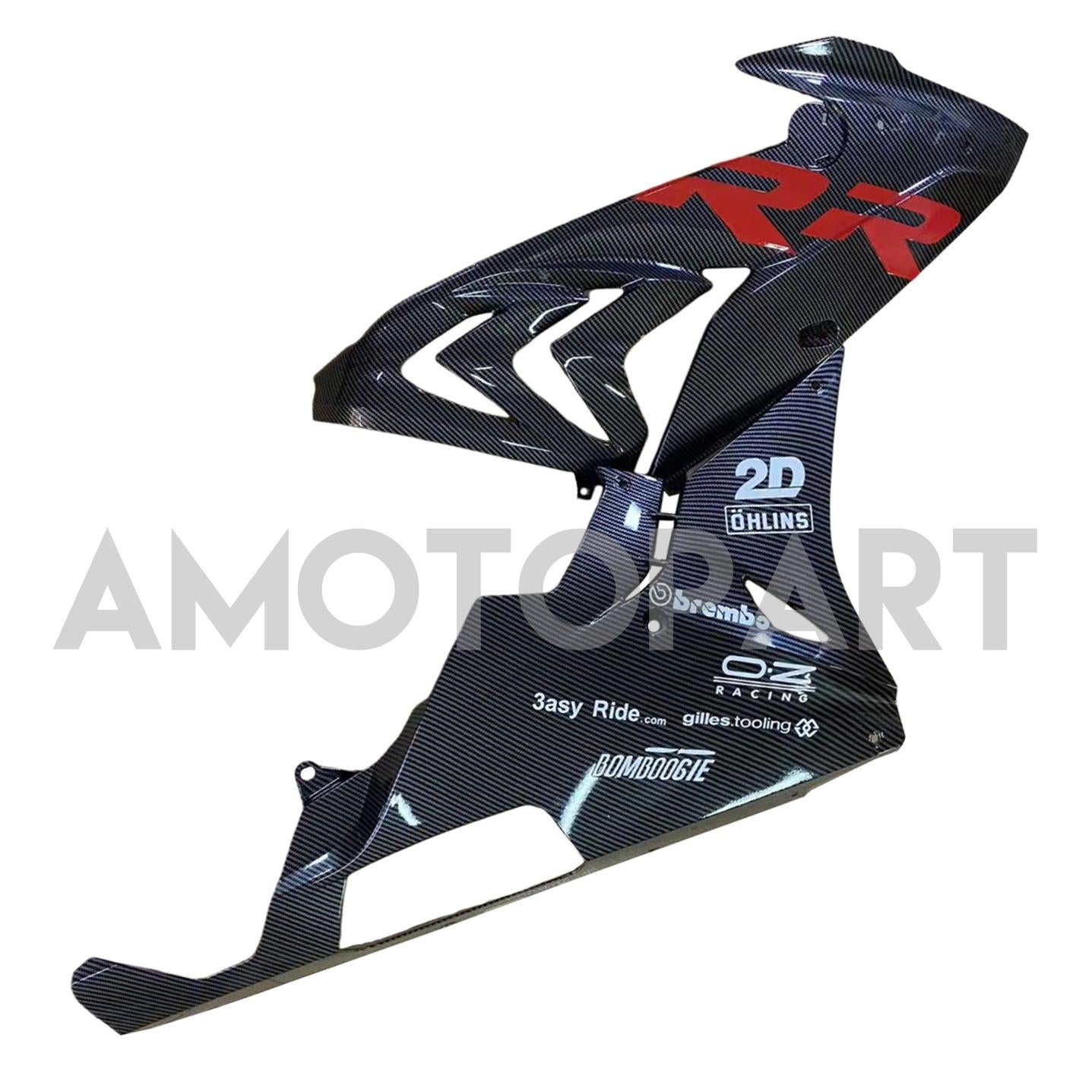 Amotopart 2015-2016 BMW S1000RR Carbon Blue Gray Fairing Kit