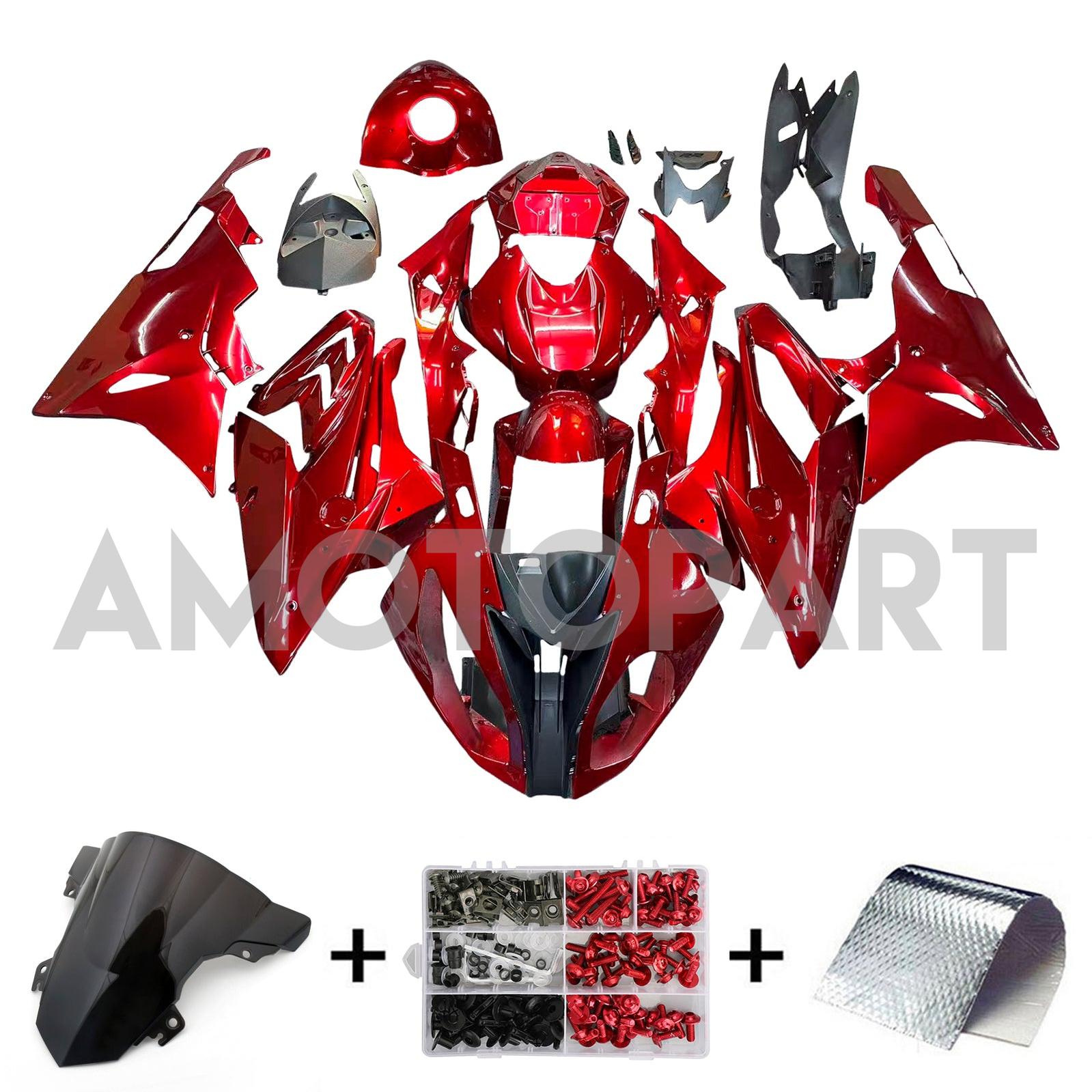 Amotopart 2015-2016 BMW S1000RR Glossy Red Fairing Kit