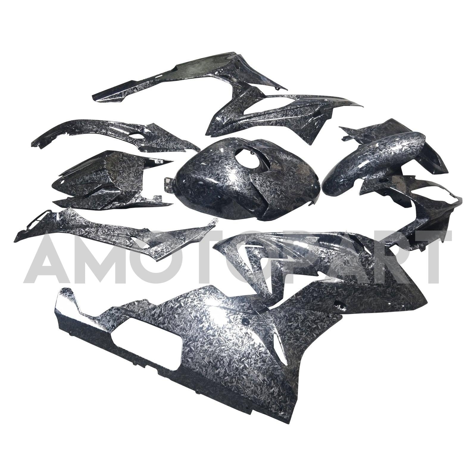 Amotopart 2015-2016 BMW S1000RR Forged Carbonfasermuster Abzugskit