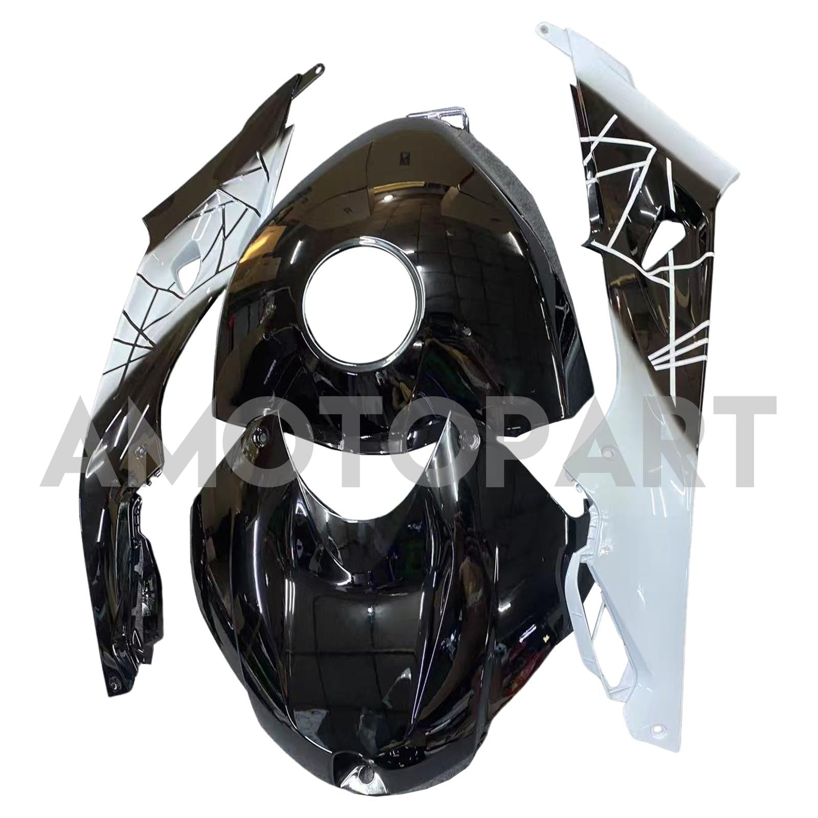 Amotopart 2015-2016 BMW S1000RR Zwart-wit kuipkit