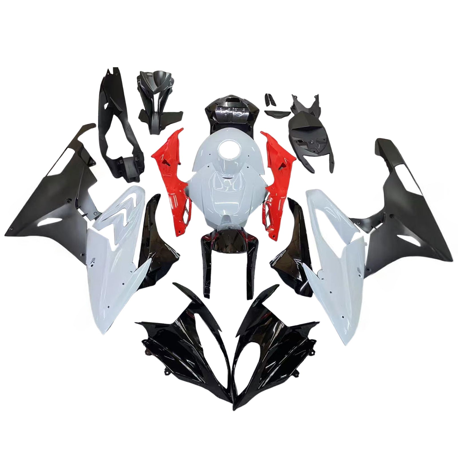 Amotopart 2015-2016 BMW S1000RR Black Red White Fairring Kit