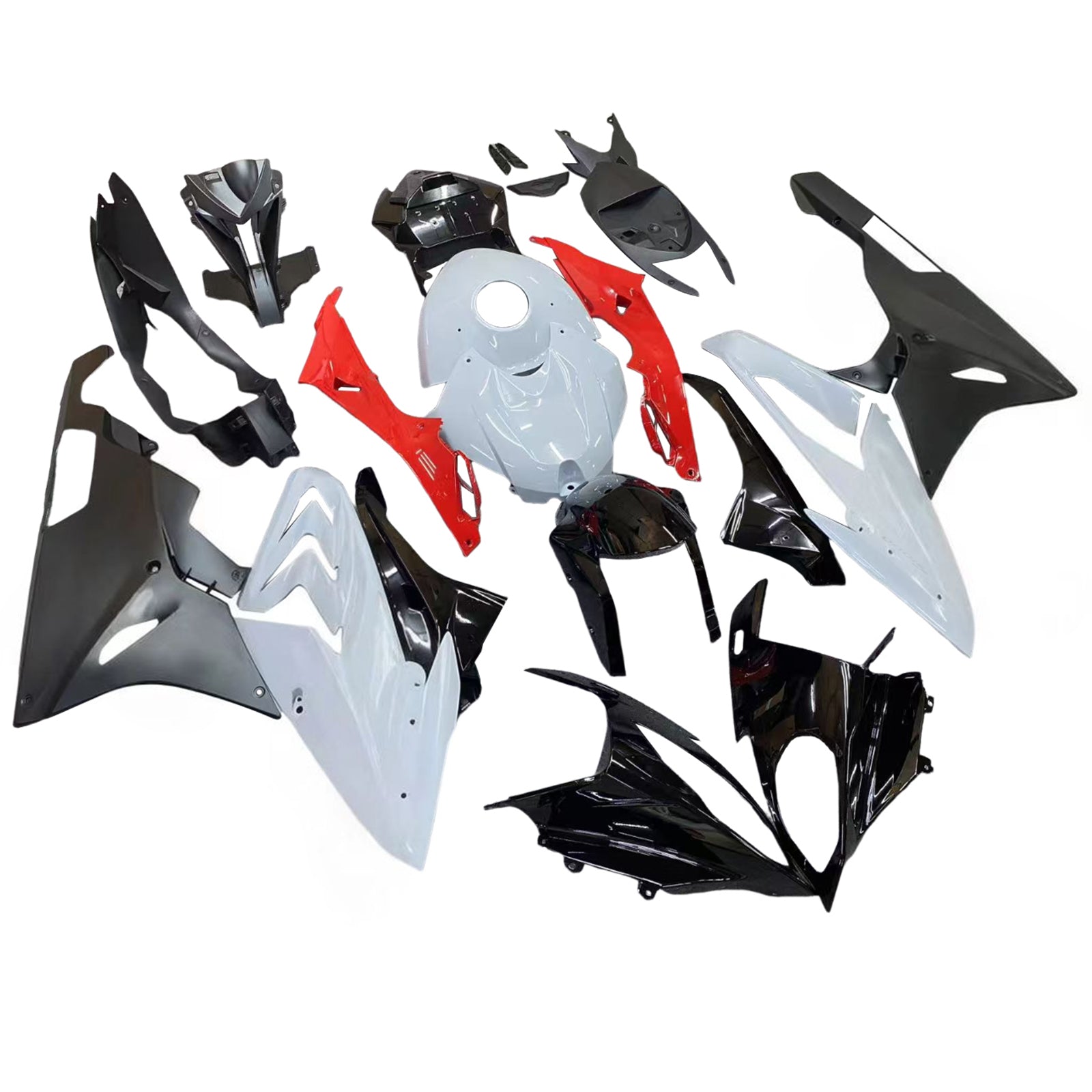 Amotopart 2015-2016 BMW S1000RR Black Red White Fairring Kit