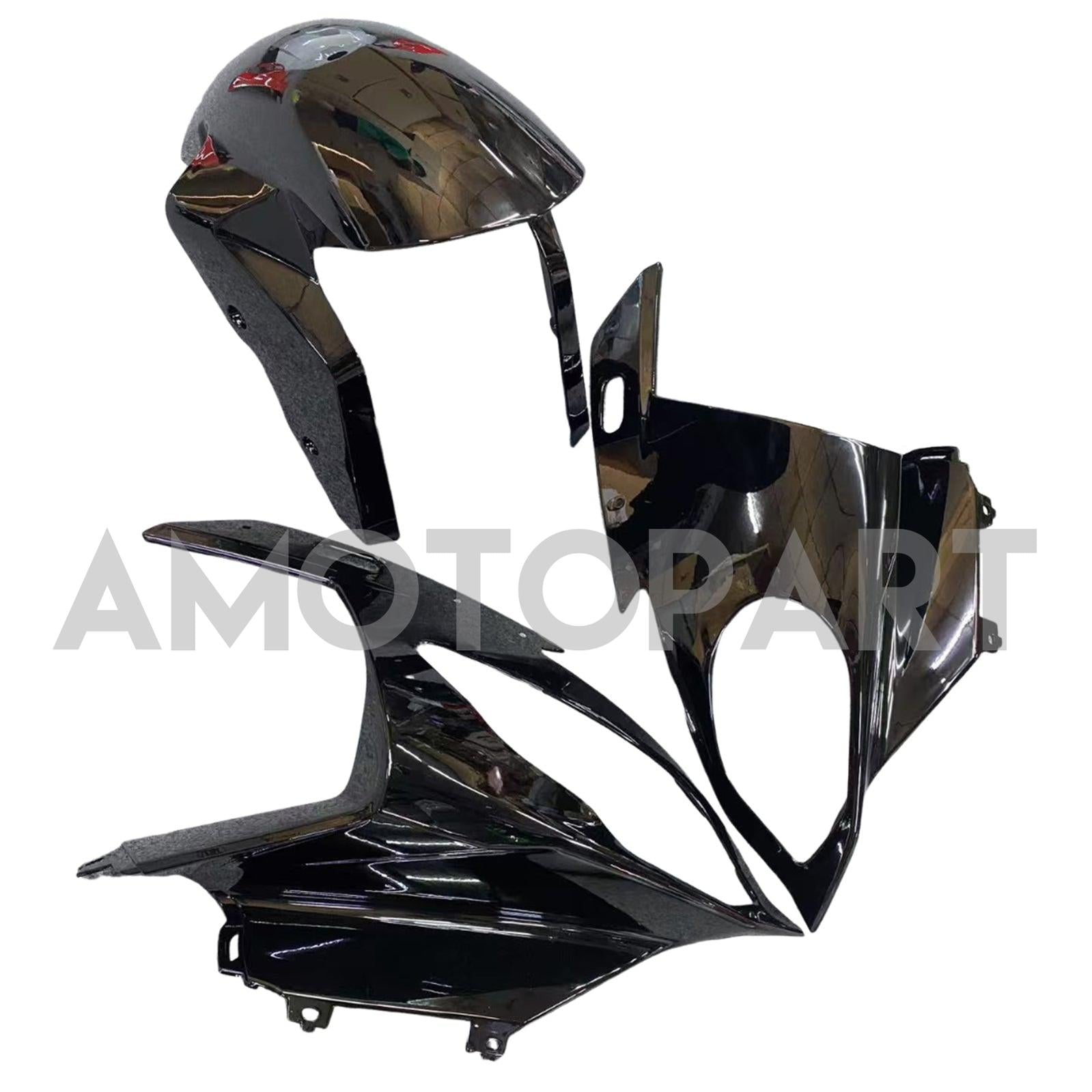 Amotopart 2015-2016 BMW S1000RR Black Red White Abzugskit