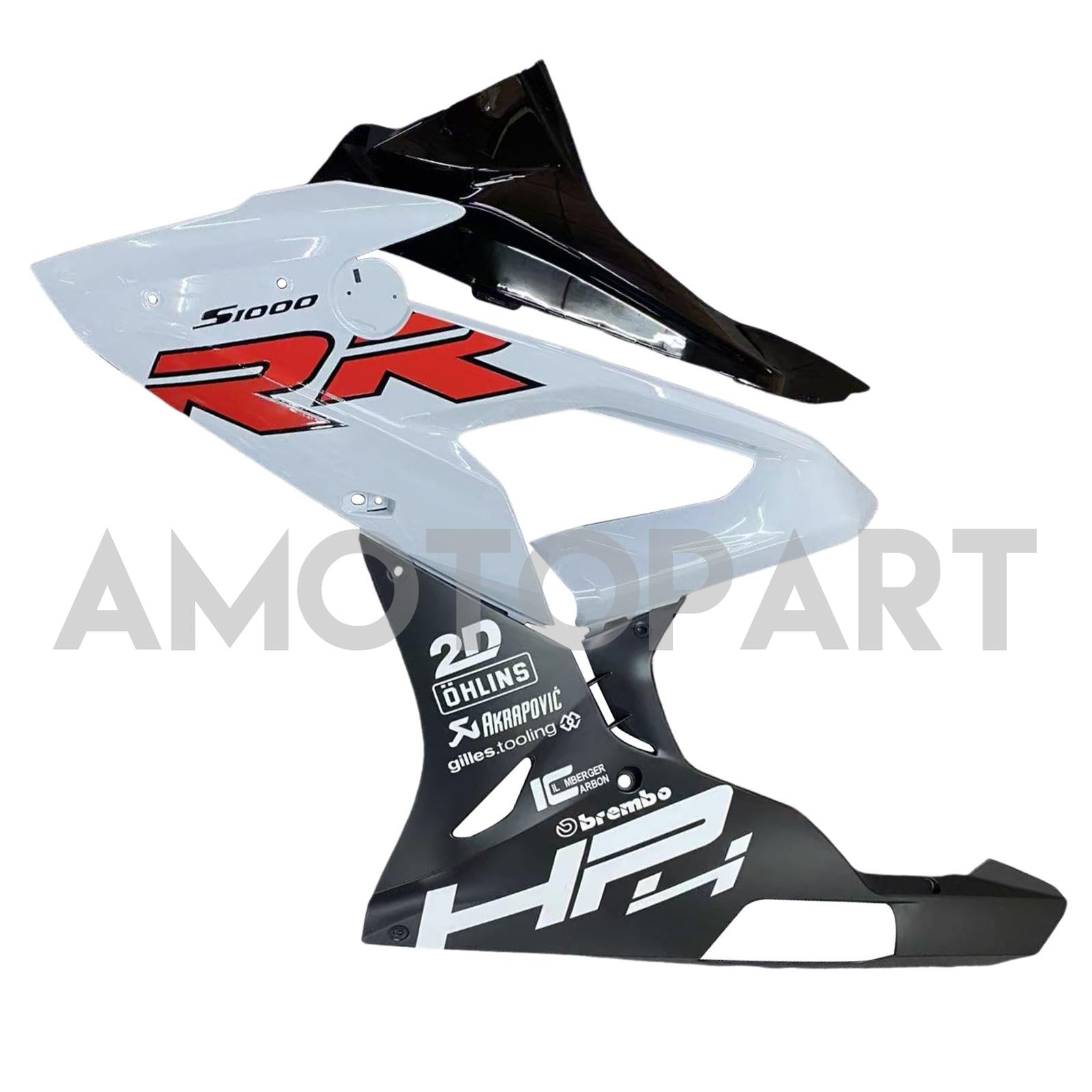 Amotopart 2015-2016 BMW S1000RR Black Red White Abzugskit
