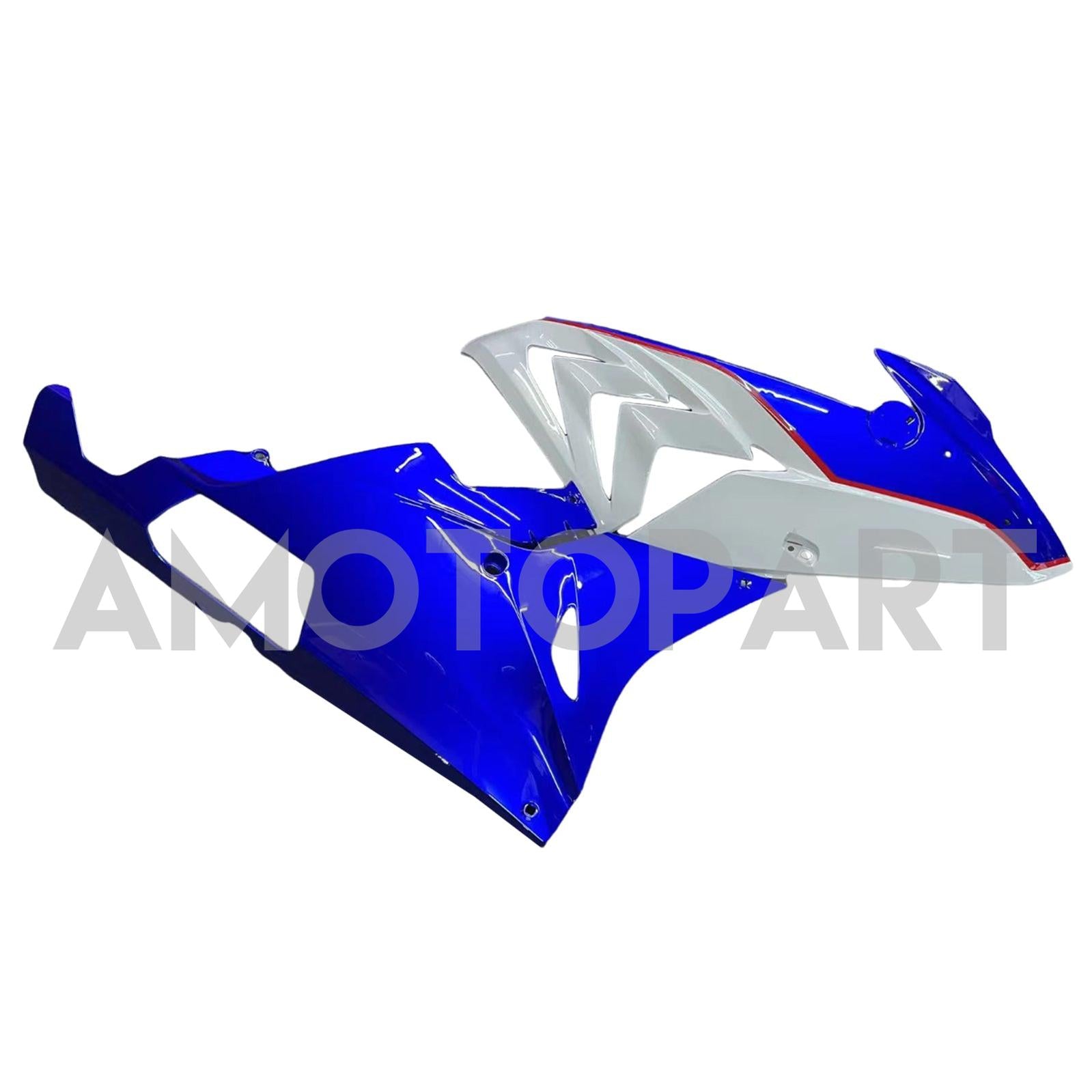 Amotopart 2017-2018 BMW S1000RR Blue&White Style6 Fairing Kit