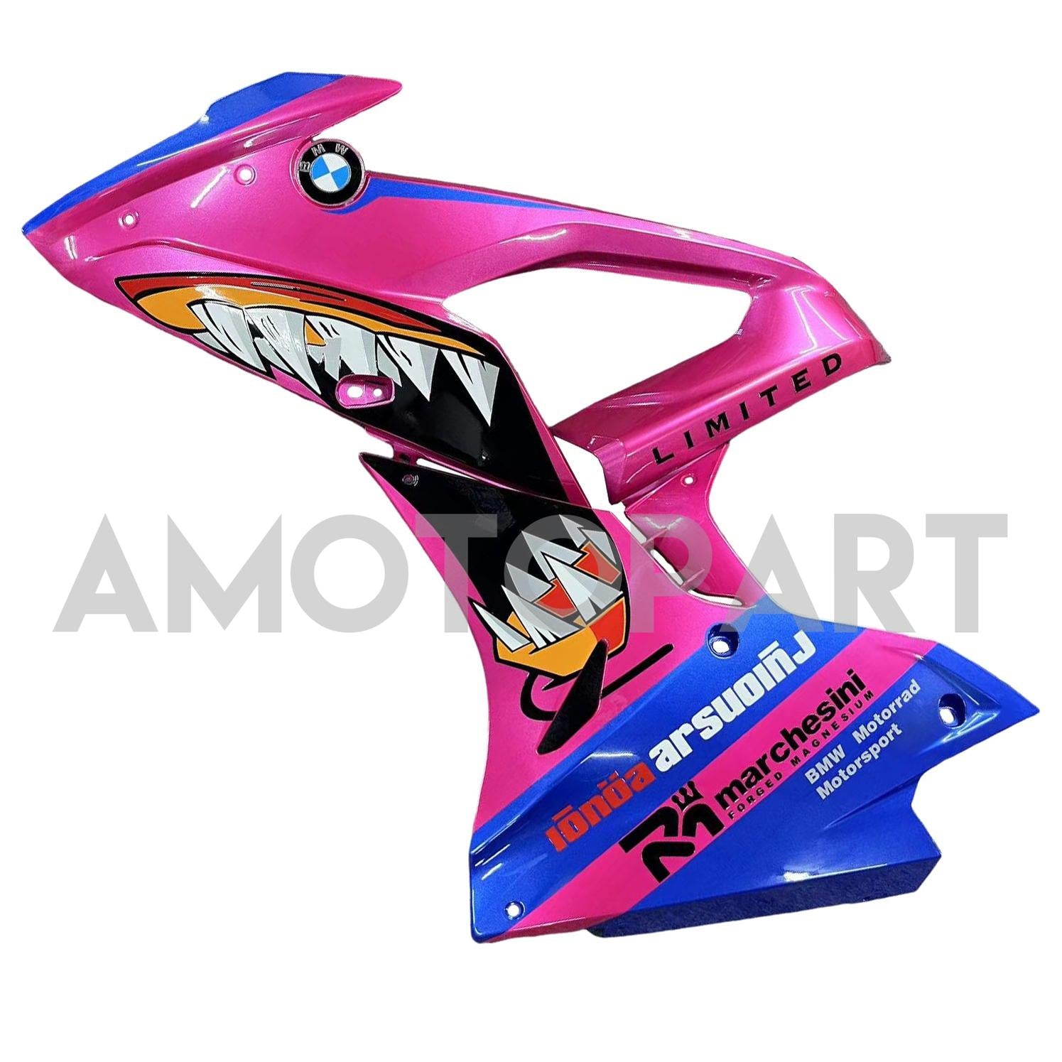 Kit carena Amotopart BMW S1000RR 2017-2018 blu e rosa