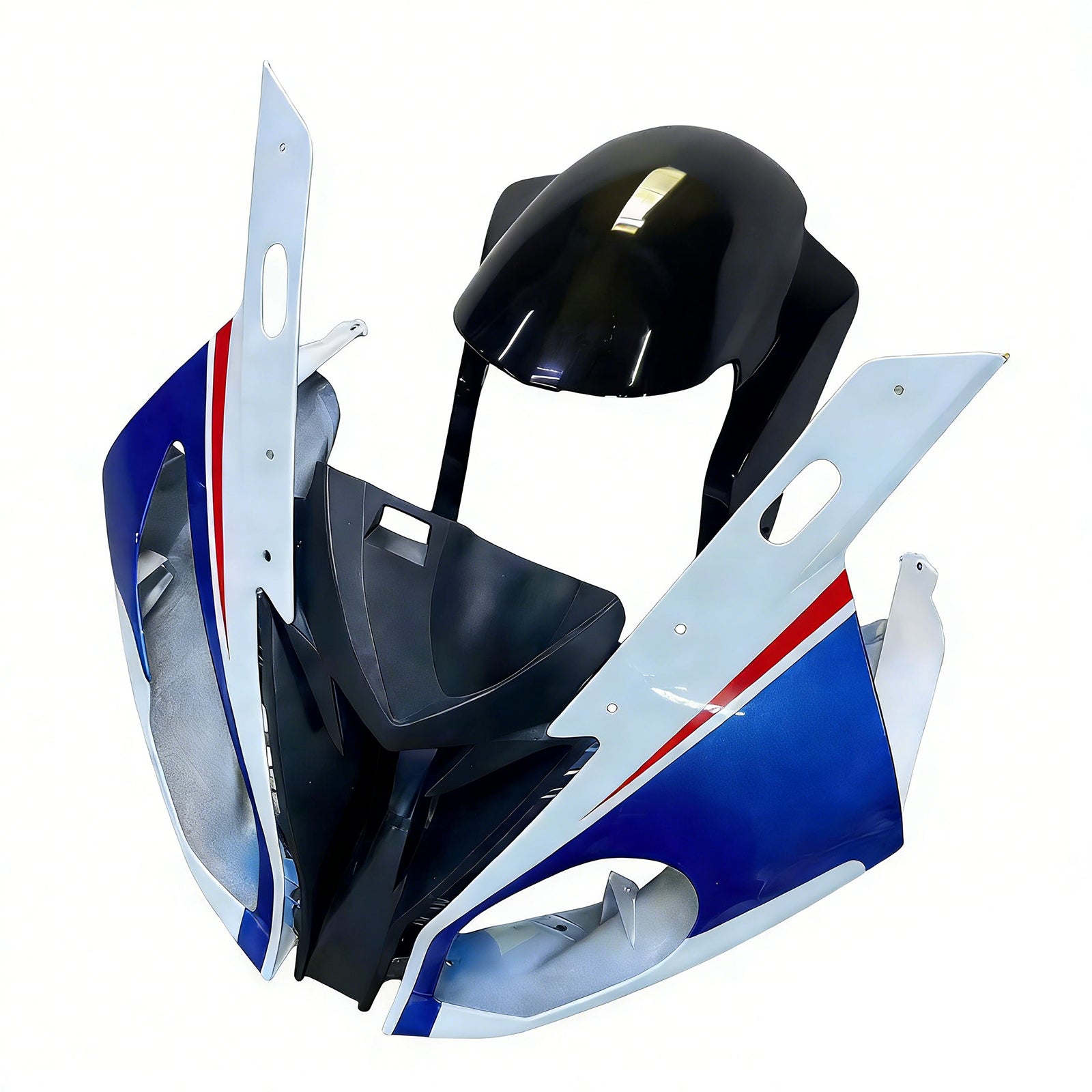 Amotopart BMW S1000RR 2017-2018 ブルー & レッド スタイル 6 フェアリング キット
