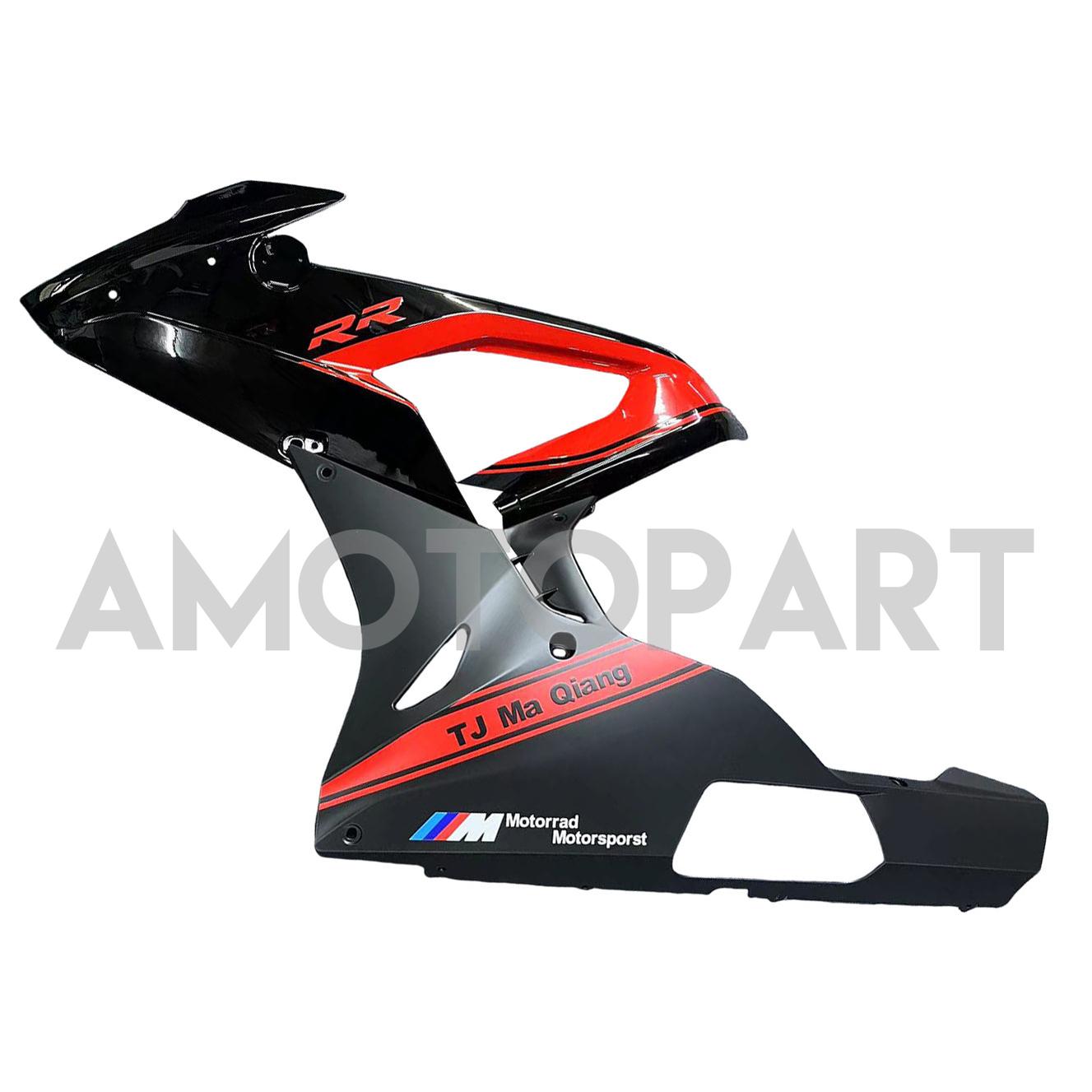 Amotopart BMW S1000RR 2017-2018 ブラック & レッド Styl9 フェアリング キット
