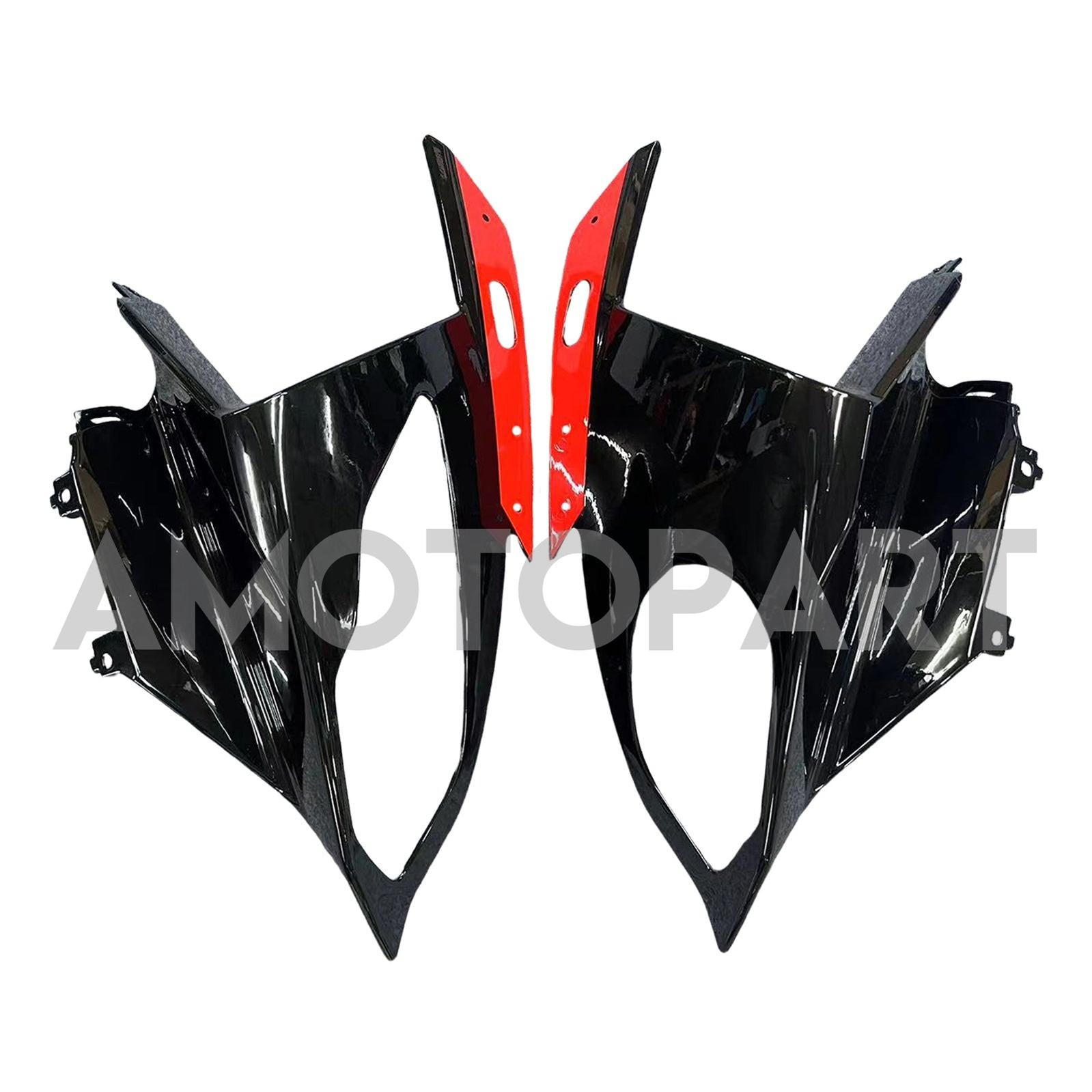 Amotopart BMW S1000RR 2017-2018 Black & Red Styl9 Fairing Kit