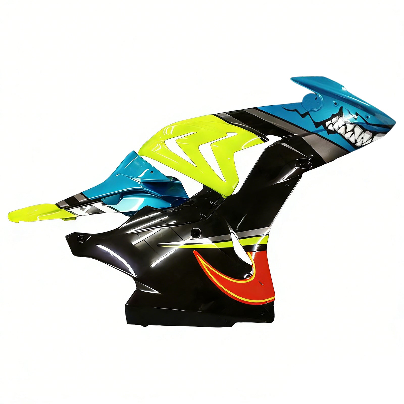 Amotopart BMW S1000RR 2017-2018 Blue & Yellow Monster Style4 Fairing Kit