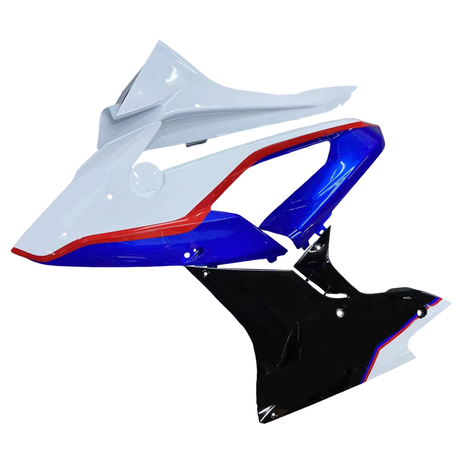 Amotopart BMW S1000RR 2017-2018 Blue&Red Style4 Fairing Kit