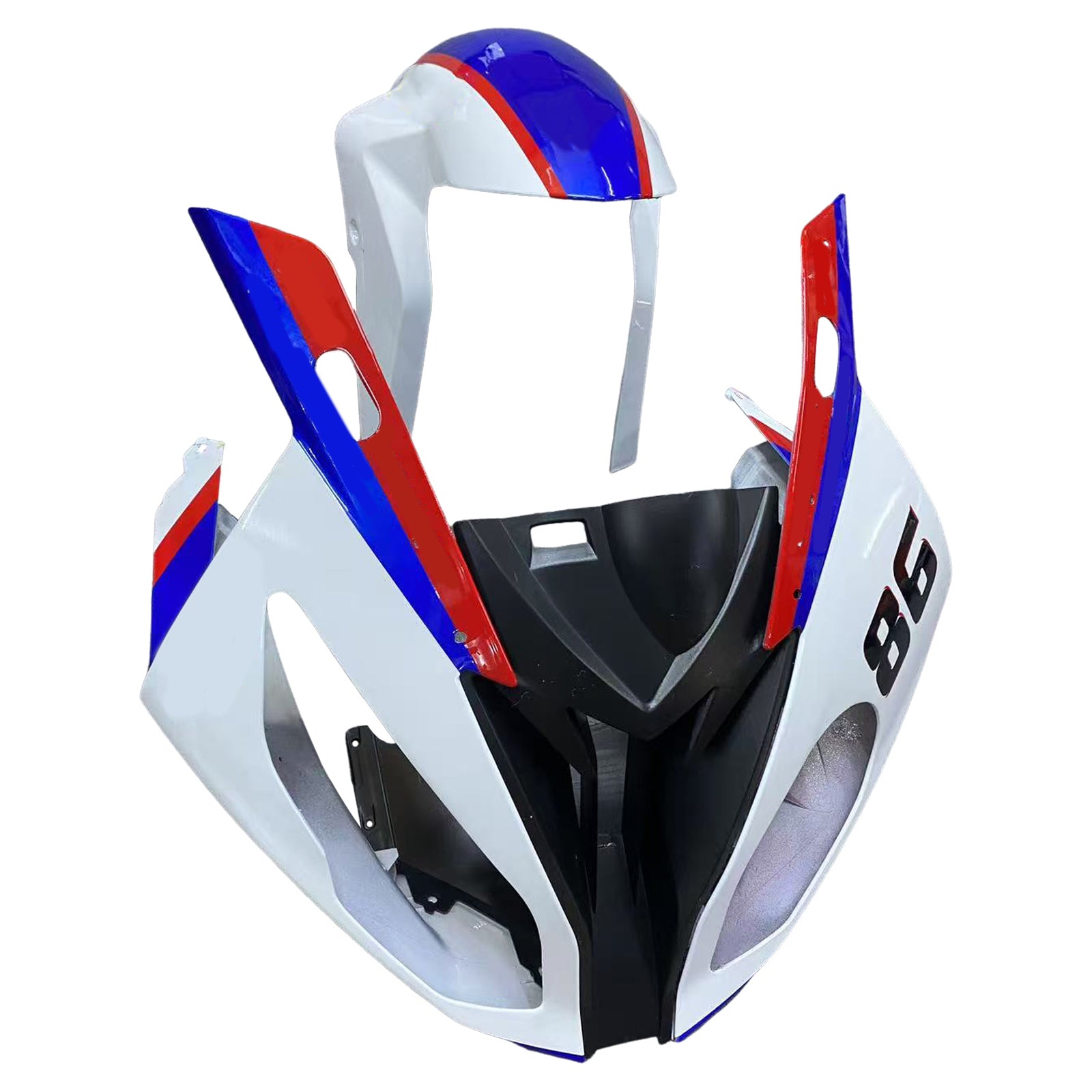 Amotopart BMW S1000RR 2017-2018 Blue&Red Style4 Fairing Kit