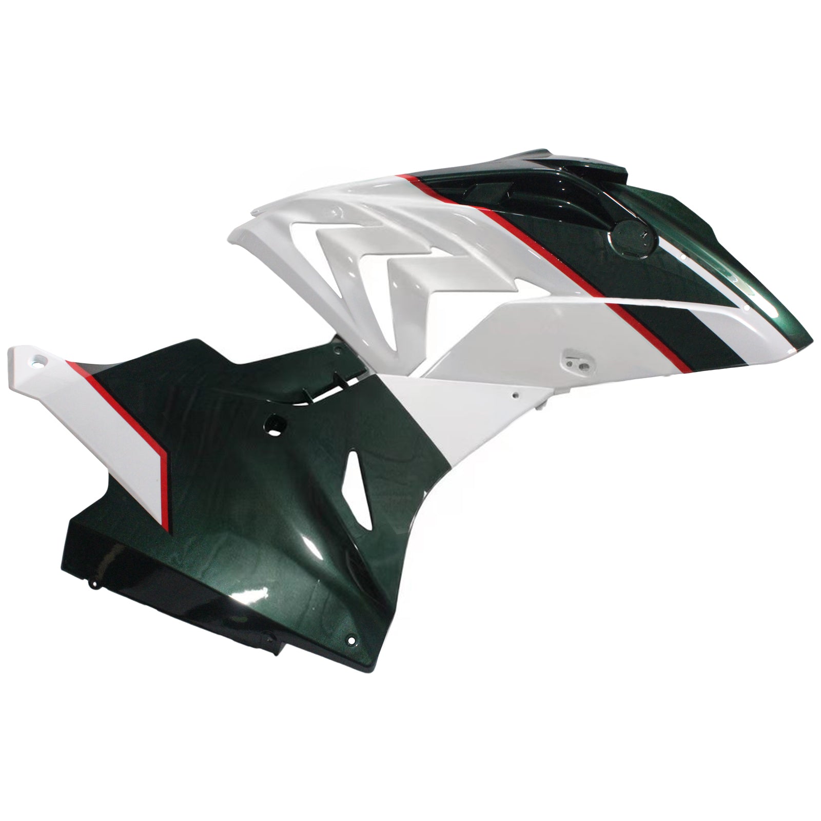 Amotopart BMW S1000RR 2017-2018 Green&White Fairing Kit