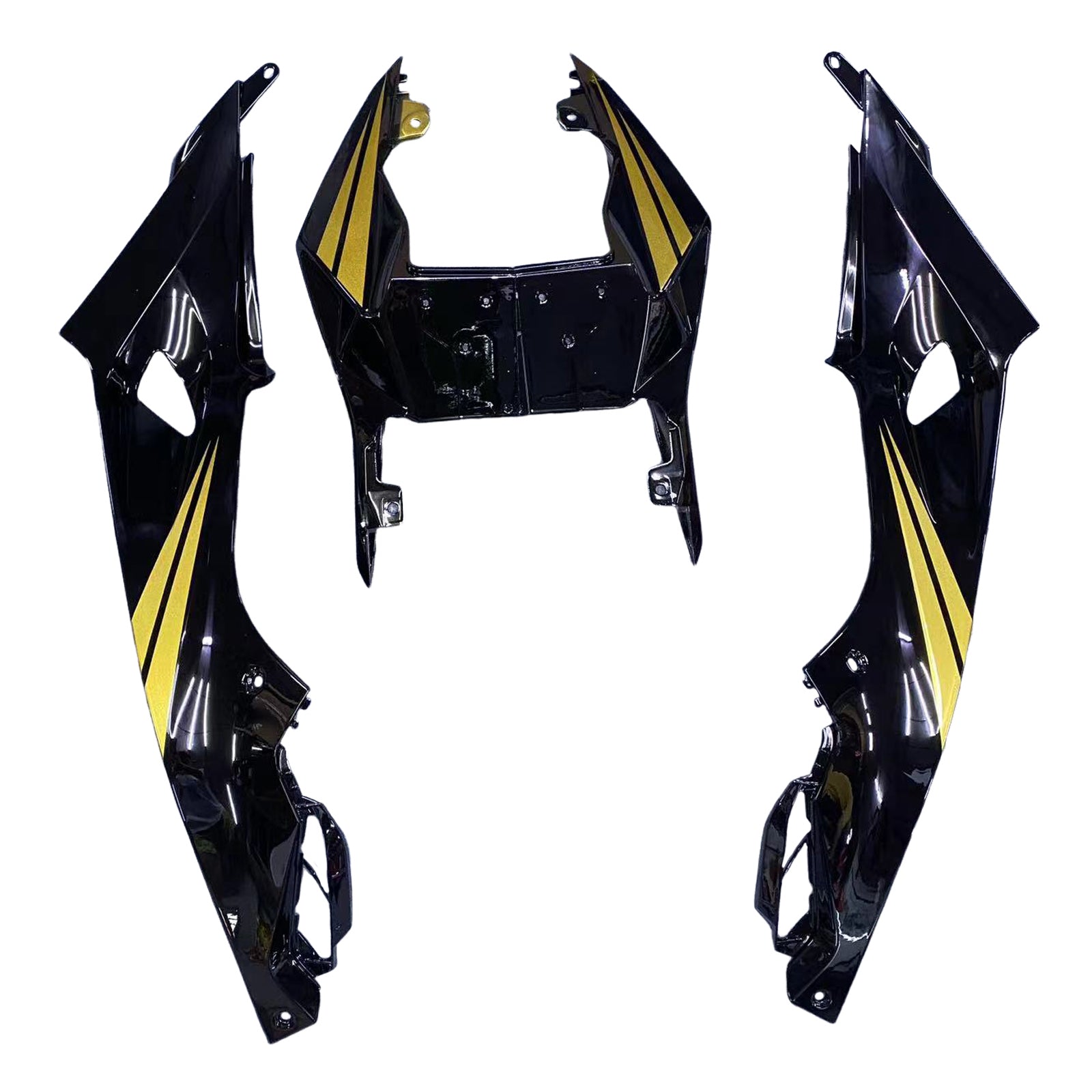 Amotopart BMW S1000RR 2017-2018 Schwarz&Gold Verkleidungssatz