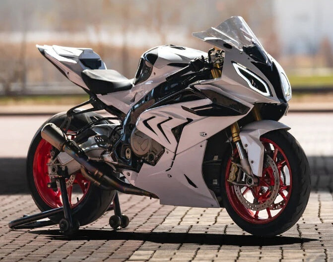 Amotopart 2017-2018 BMW S1000RR Kit de carenado blanco perla
