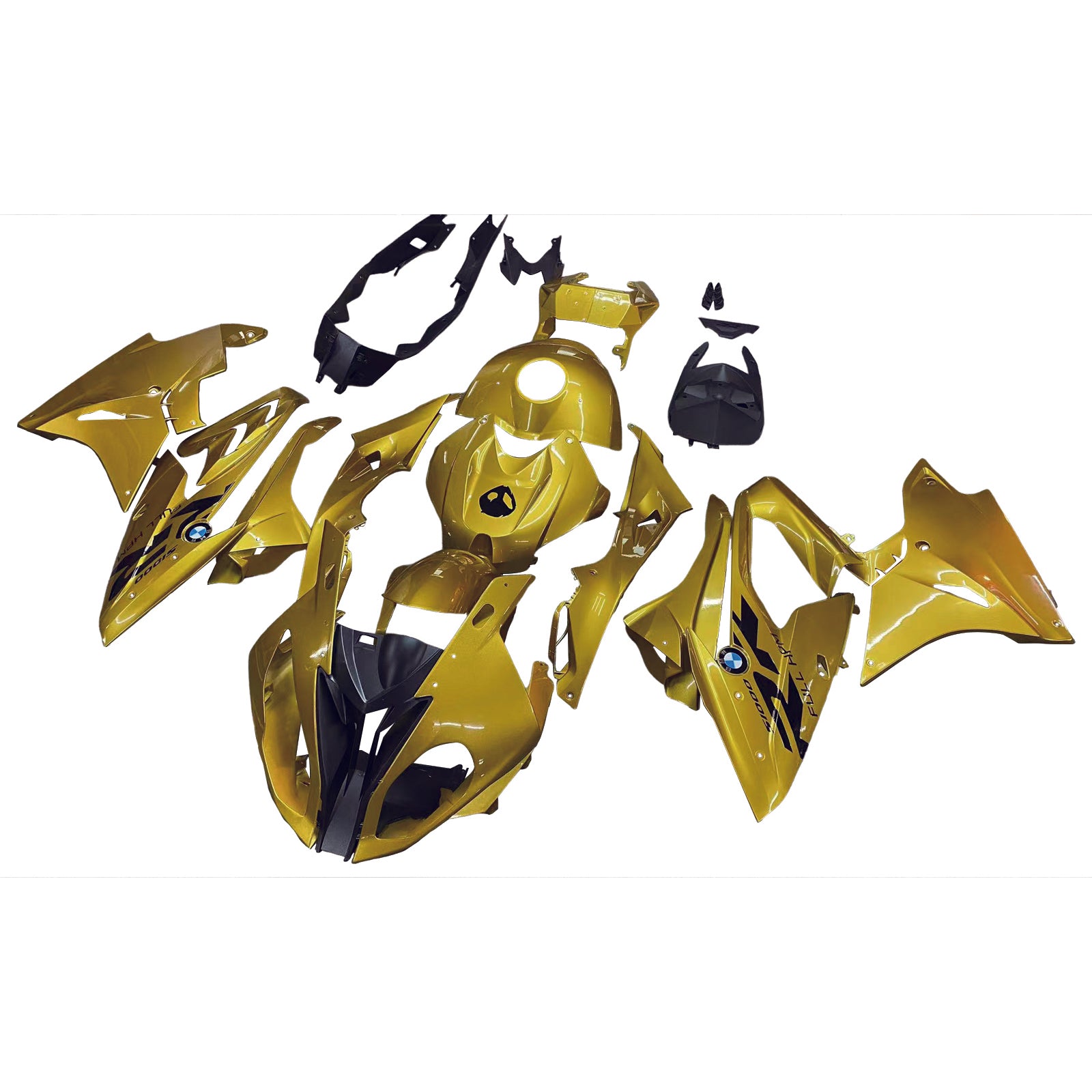 Amotopart 2017-2018 BMW S1000RR オール ゴールデン フェアリング キット