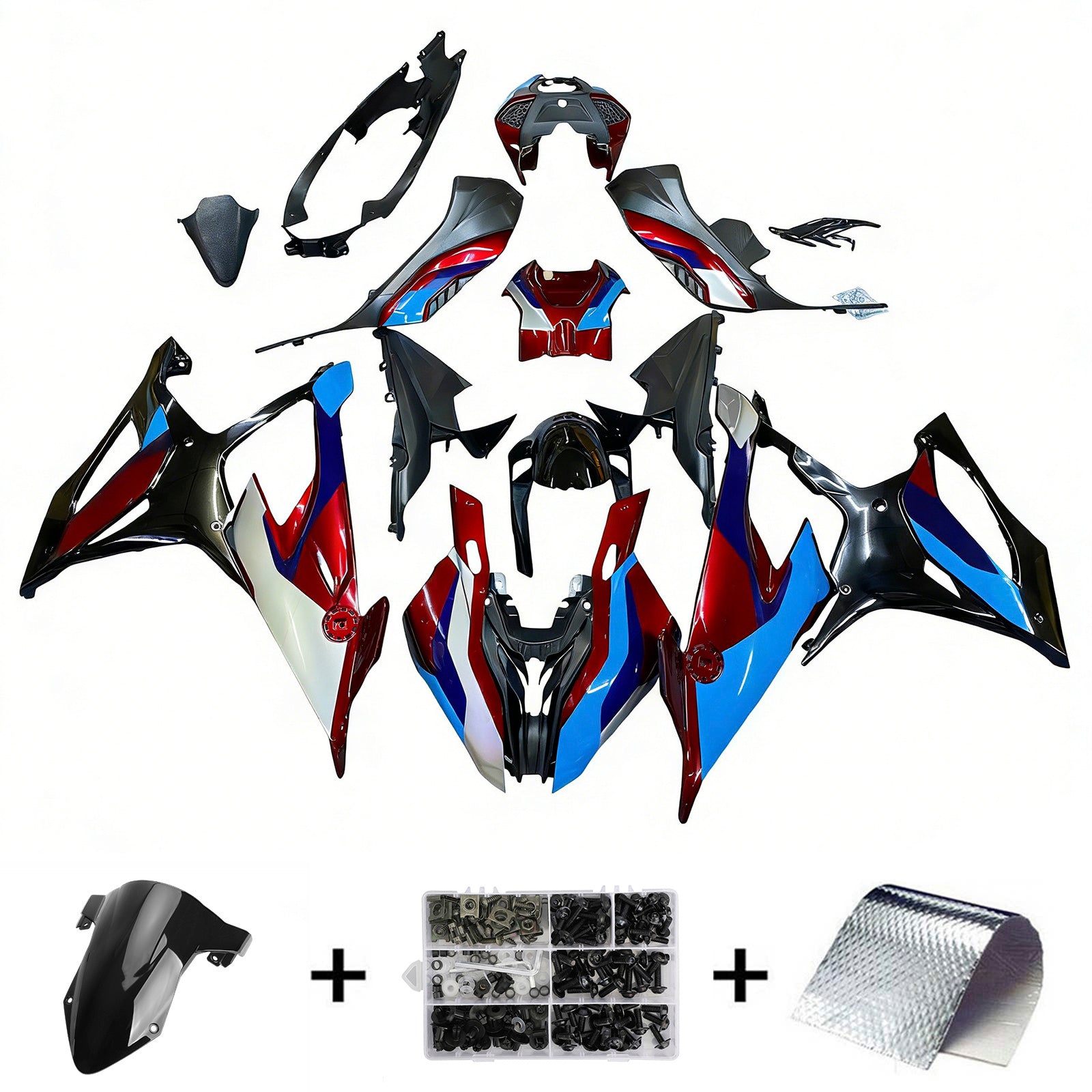 Amotopart 2019-2022 BMW S1000RR/M1000RR Racing Fairing Kit