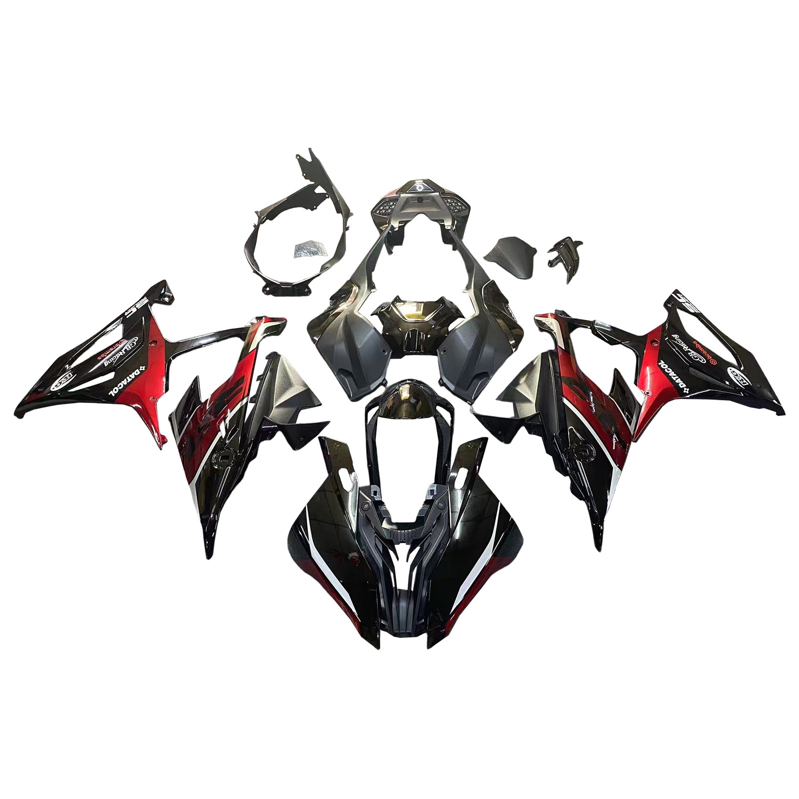 AMOTOPART 2019-2022 BMW S1000RR/M1000RR Kit de carénage rouge foncé