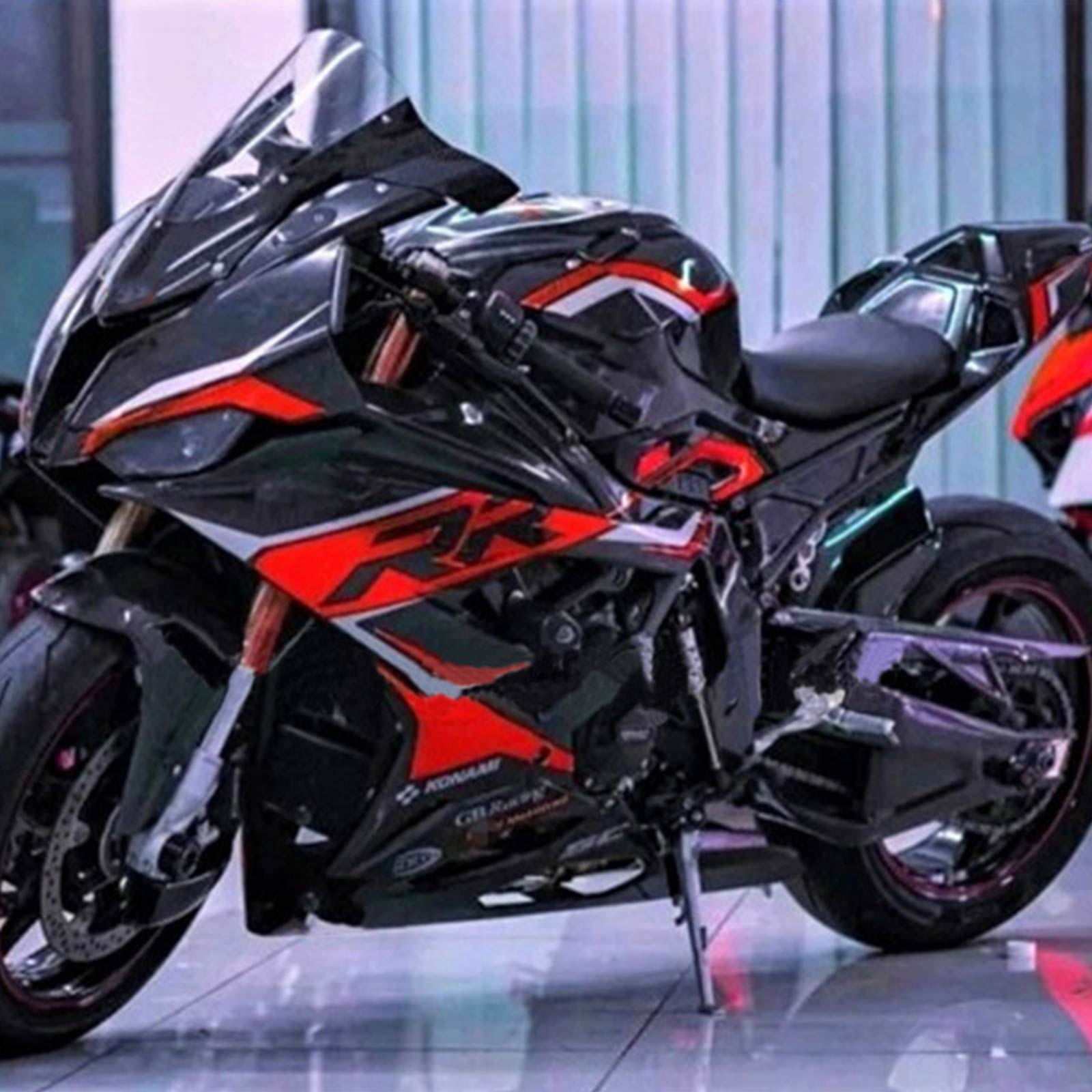 Amotopart 2019-2022 BMW S1000RR/M1000RR Dark Red Fairing Kit