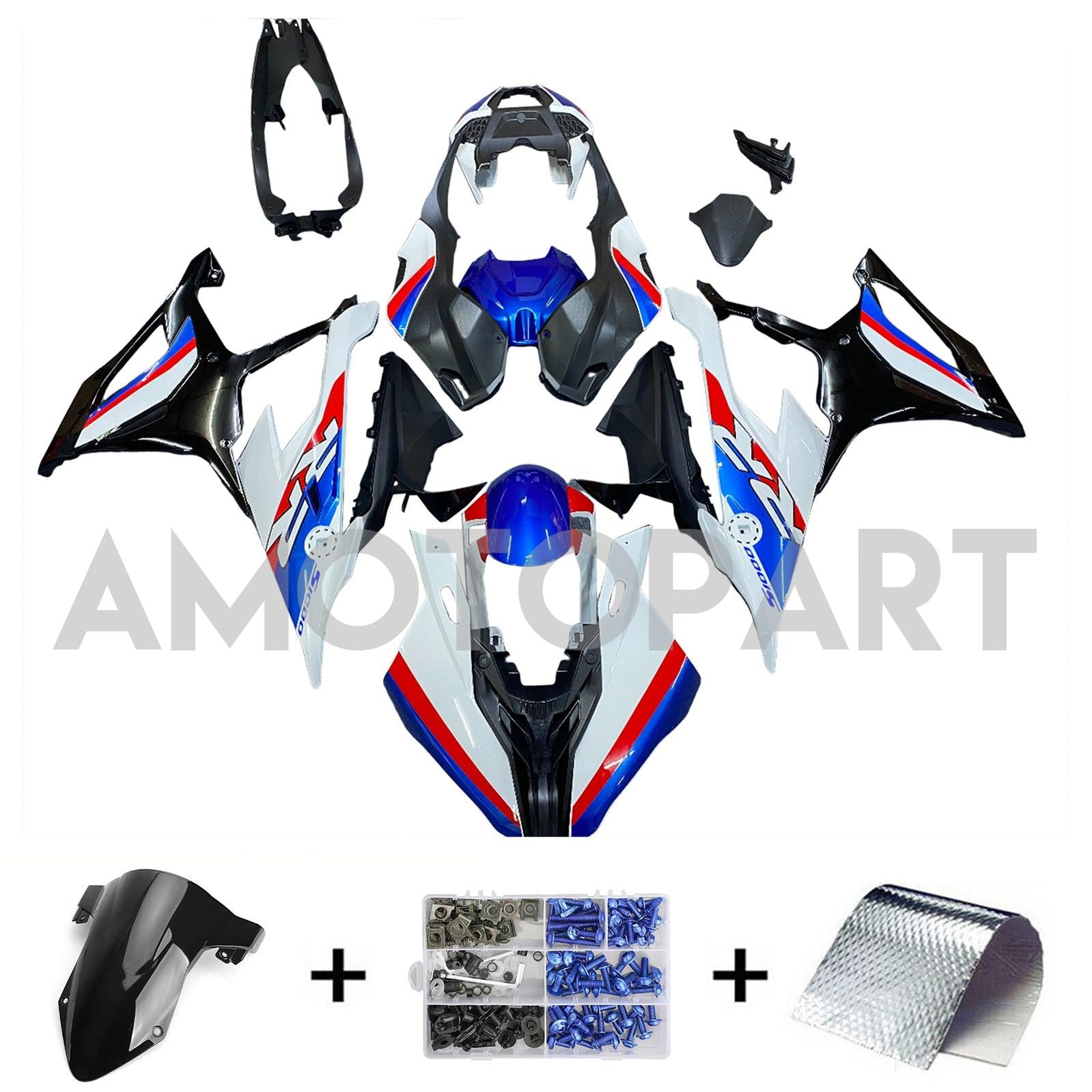 Amotopart 2019-2022 BMW S1000RR/M1000RR Racing Fairing Kolekcja