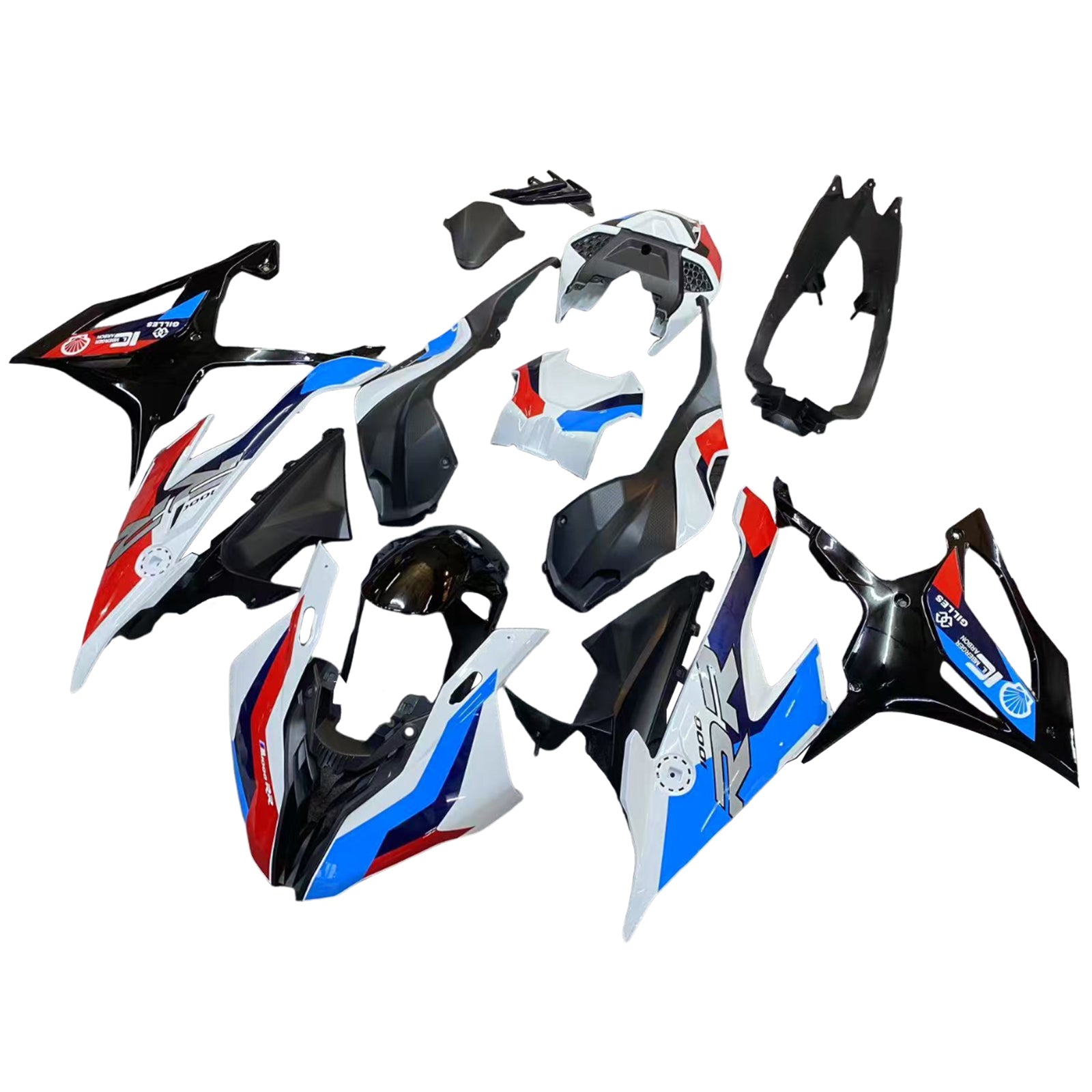 Amotopart 2019-2022 BMW S1000RR/M1000RR Black Red Blue White Racing Fairing Kit