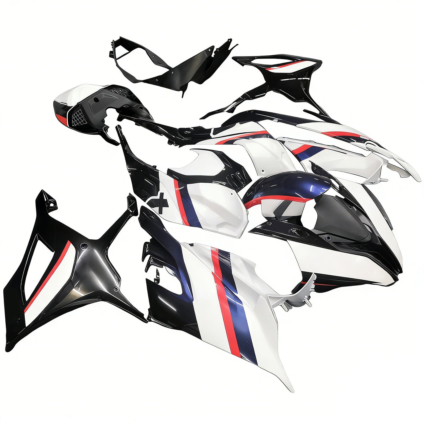 Amotopart 2019-2022 Kit carena Multi Racing BMW S1000RR/M1000RR bianca