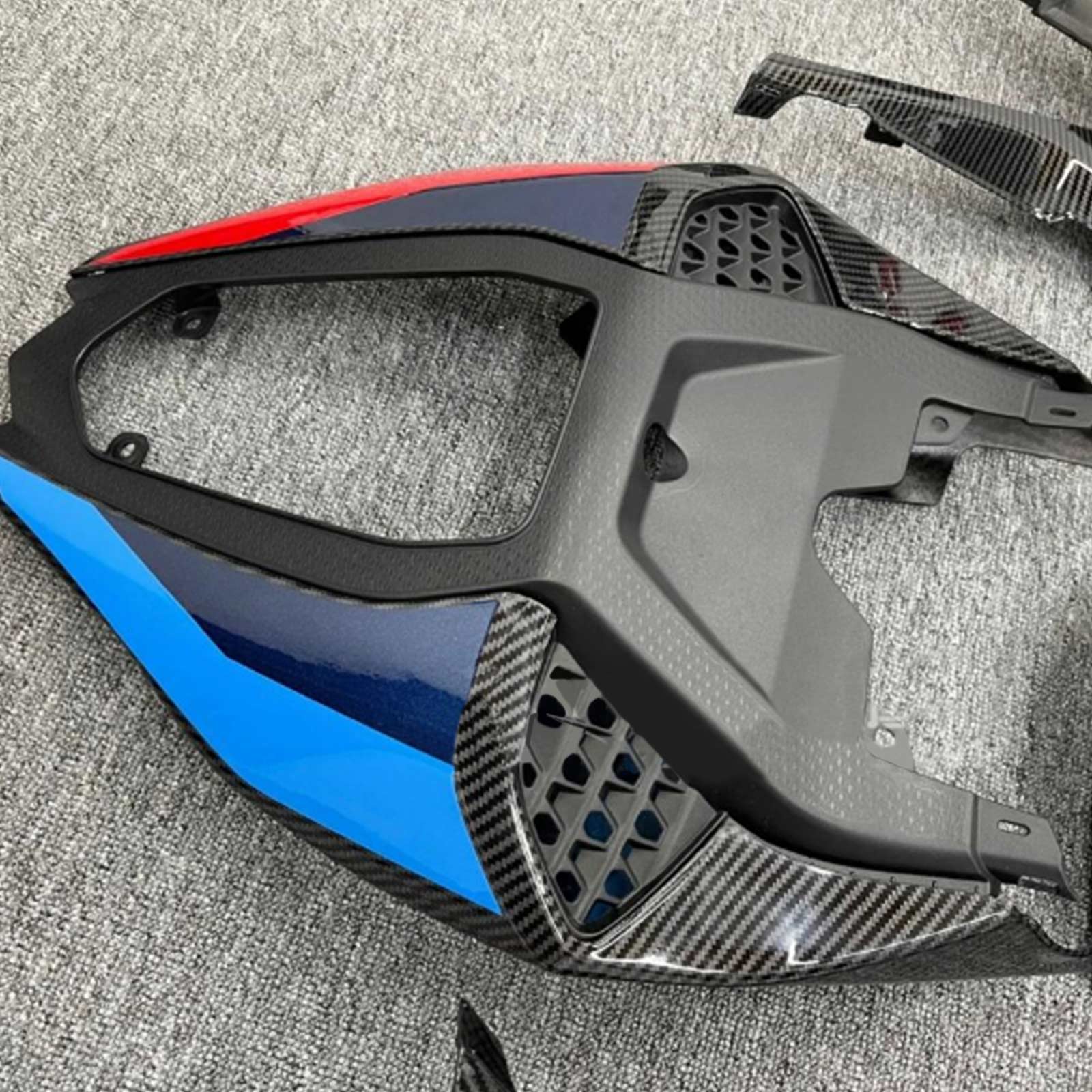 Amotopart BMW 2019-2022 S1000RR/M1000RR Sort Blue Red Carbon Fairing Kit