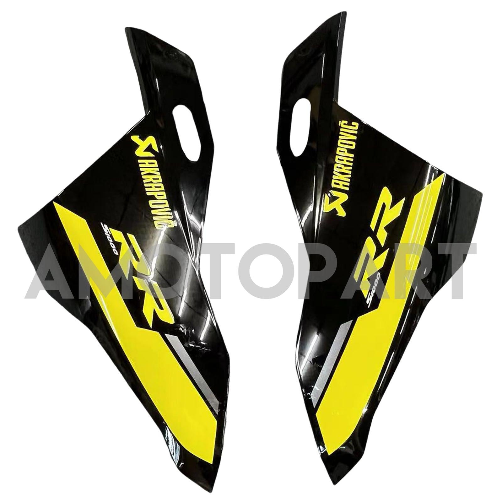 Amotopart BMW S1000RR 2019-2022 Black & Yellow Fairing Kit