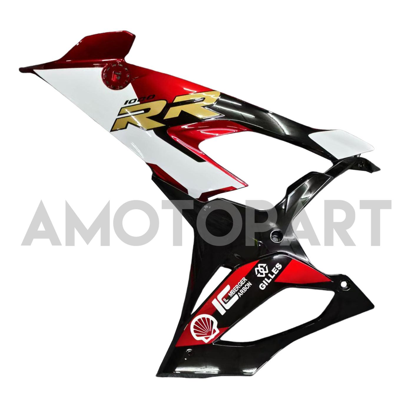 Amotopart BMW S1000RR 2019-2022 Red & Black Style2 Fairing Kit