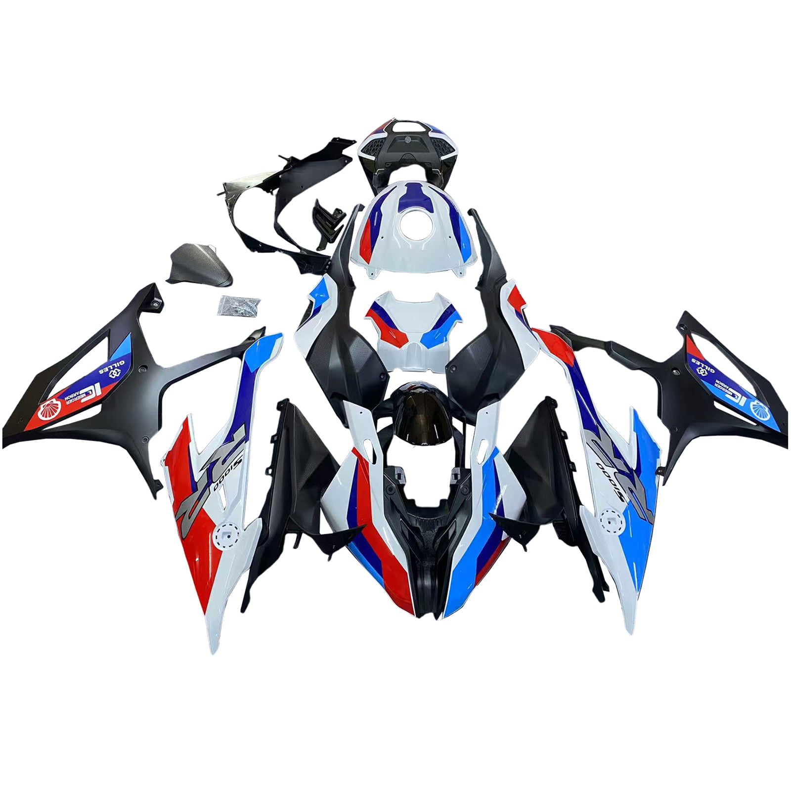 Amotopart 2019-2022 BMW M1000RR S1000RR ブラック ホワイト ブルー フェアリングキット
