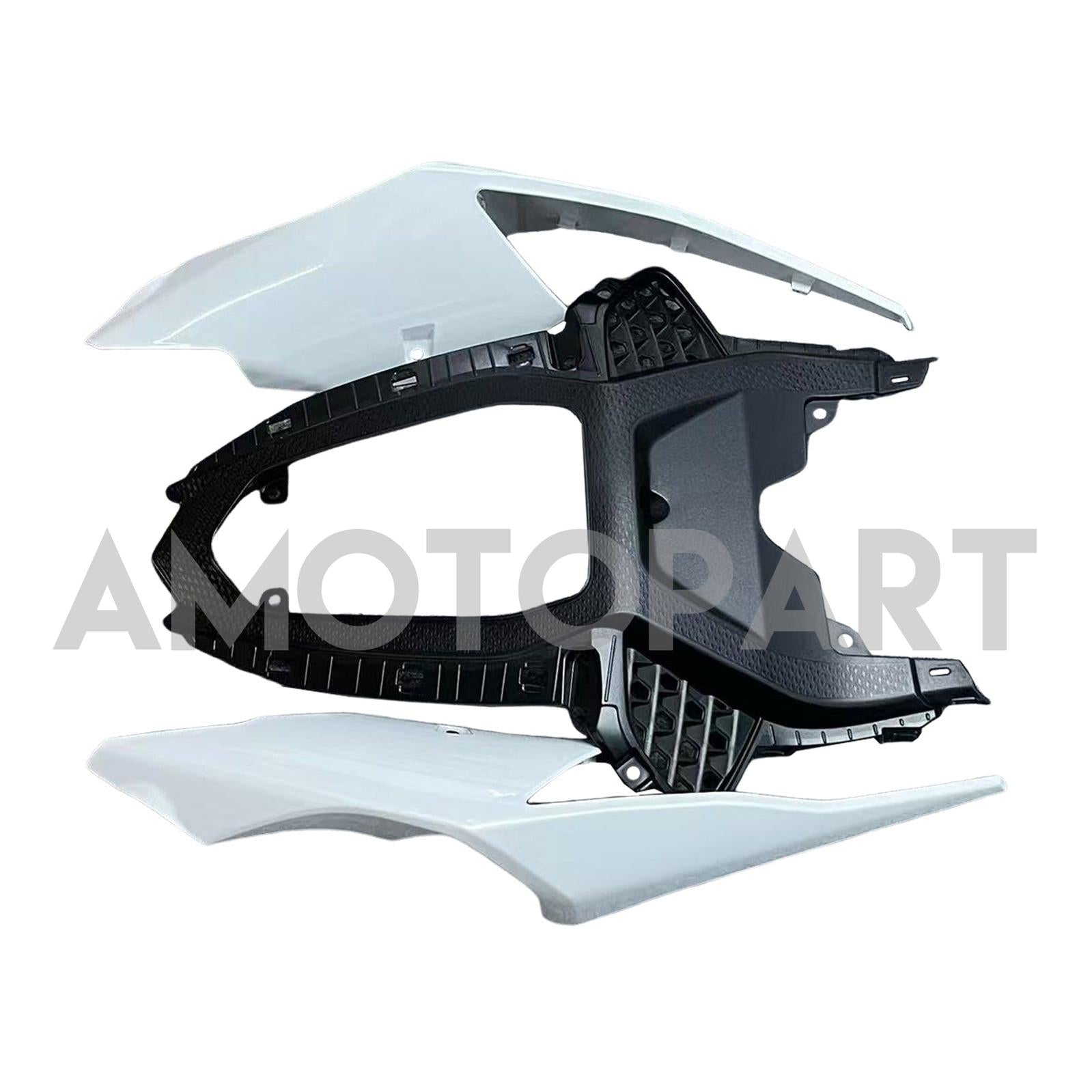 Amotopart 2019-2022 BMW M1000RR S1000RR Black White Fairing Kit