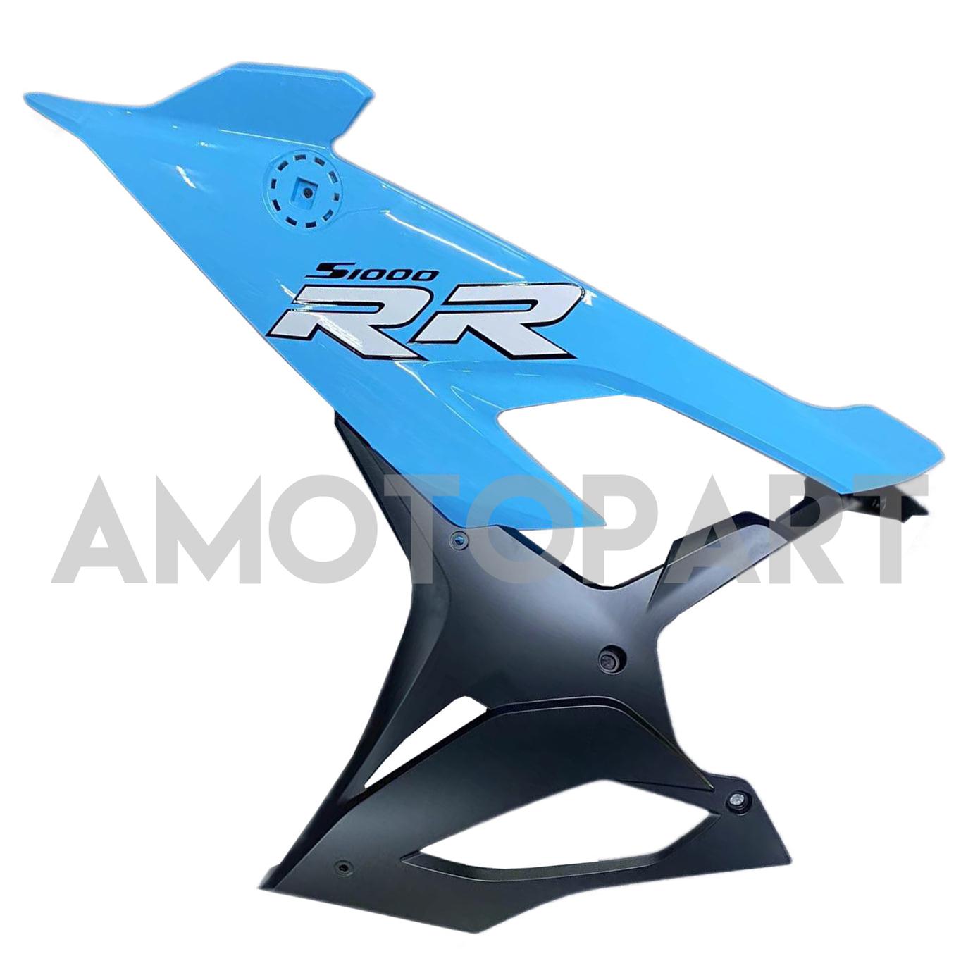 Amotopart BMW S1000RR 2019-2022 Bleu & Kit de carénage noir mat