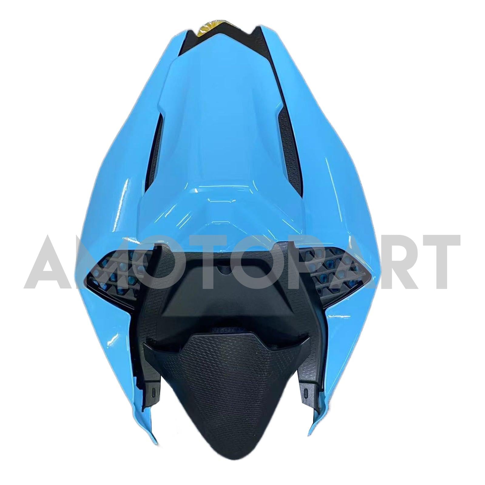 Amotopart BMW S1000RR 2019-2022 Bleu & Kit de carénage noir mat