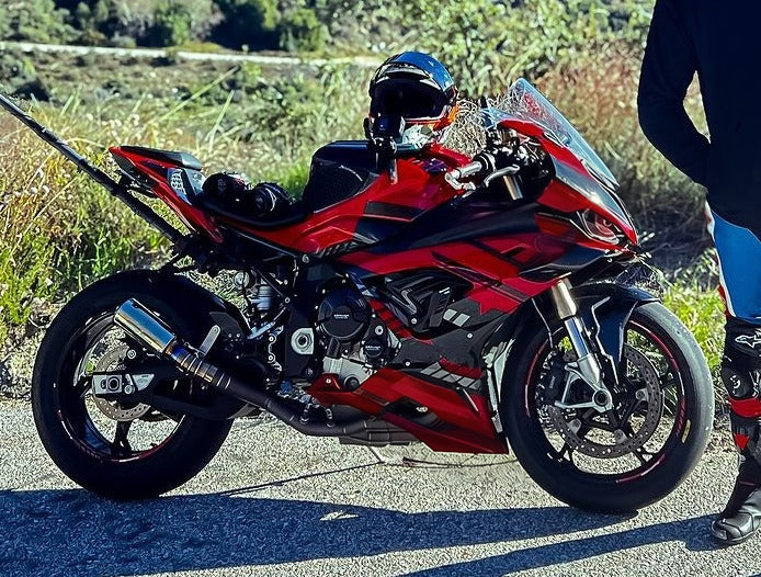 Amotopart 2019-2022 BMW M1000RR S1000RR Black Red Fairing Kit