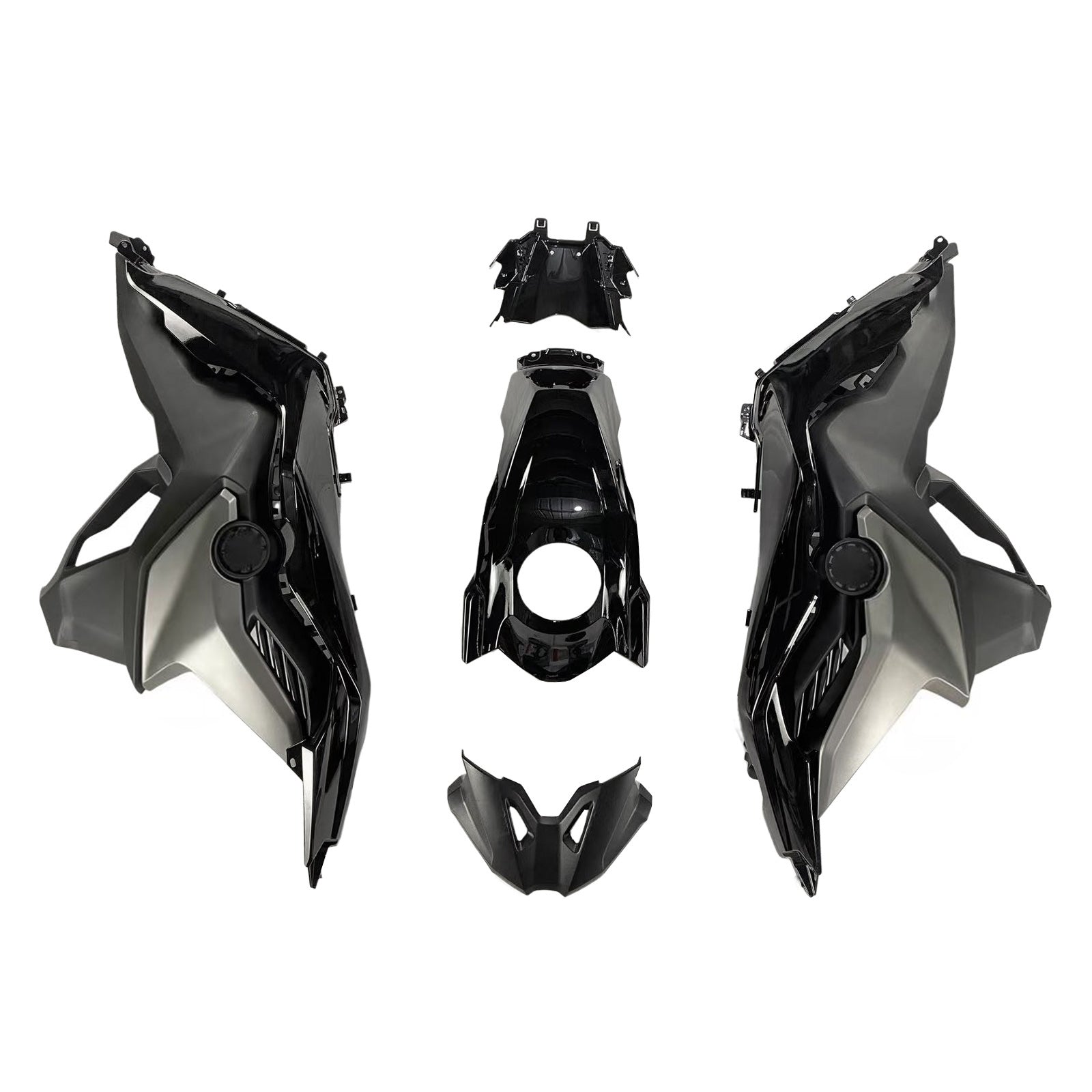 Amotopart 2018-2022 BMW F750GS F850GS Black Grey Fairing Kit