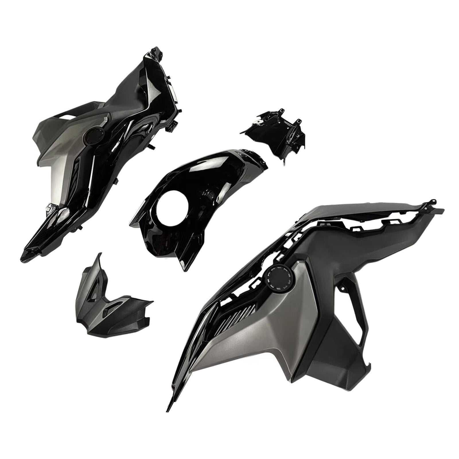 Amotopart 2018-2022 BMW F750GS F850GS Black Grey Fairing Kit