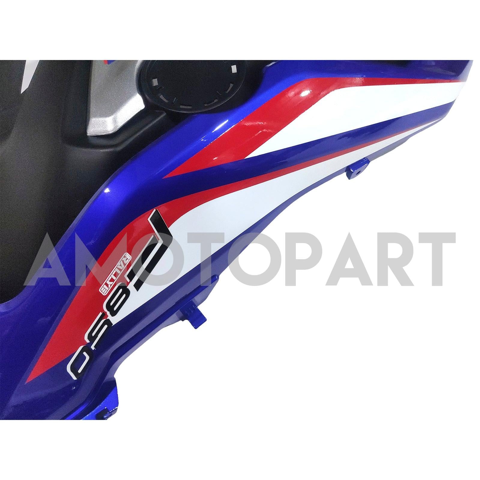 Amotopart 2018-2022 BMW F750GS F850GS Kit de carenado negro azul